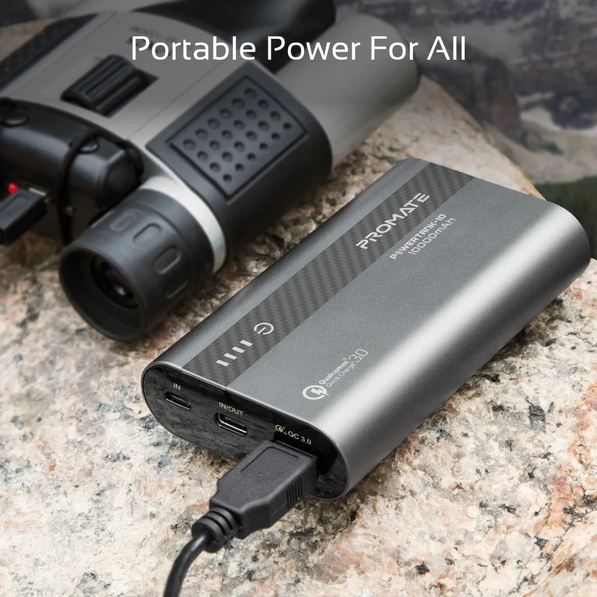 10000mAh Ultra-Fast Charging Power Bank with 18Watt Power Delivery and QC 3.0