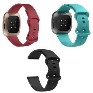 3 x Fitbit Versa 4 Straps Refresh Bundle