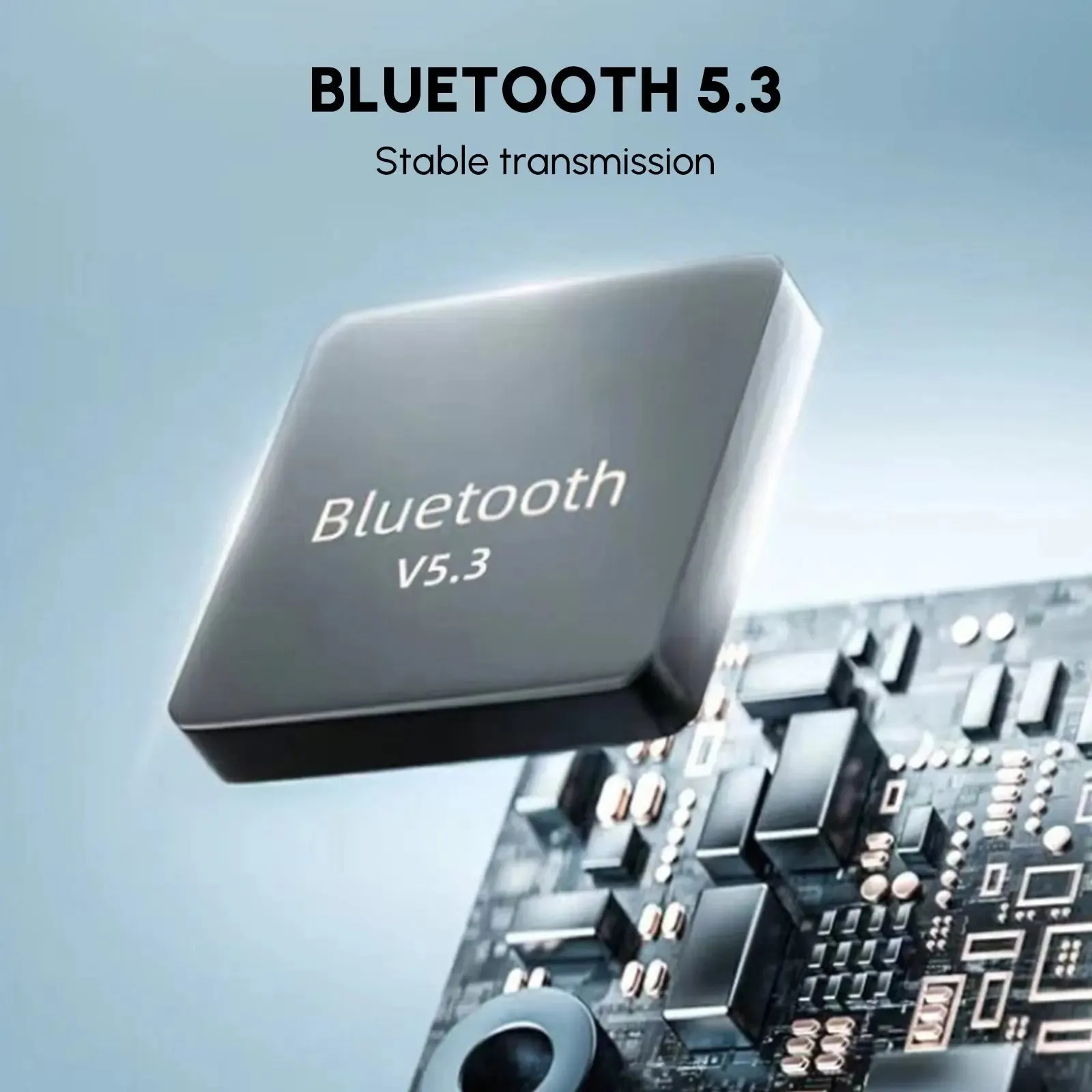 5.3 Bluetooth Open Ear Clip Wireless Earbuds with Earhooks & Digital-Bluetooth Earbuds