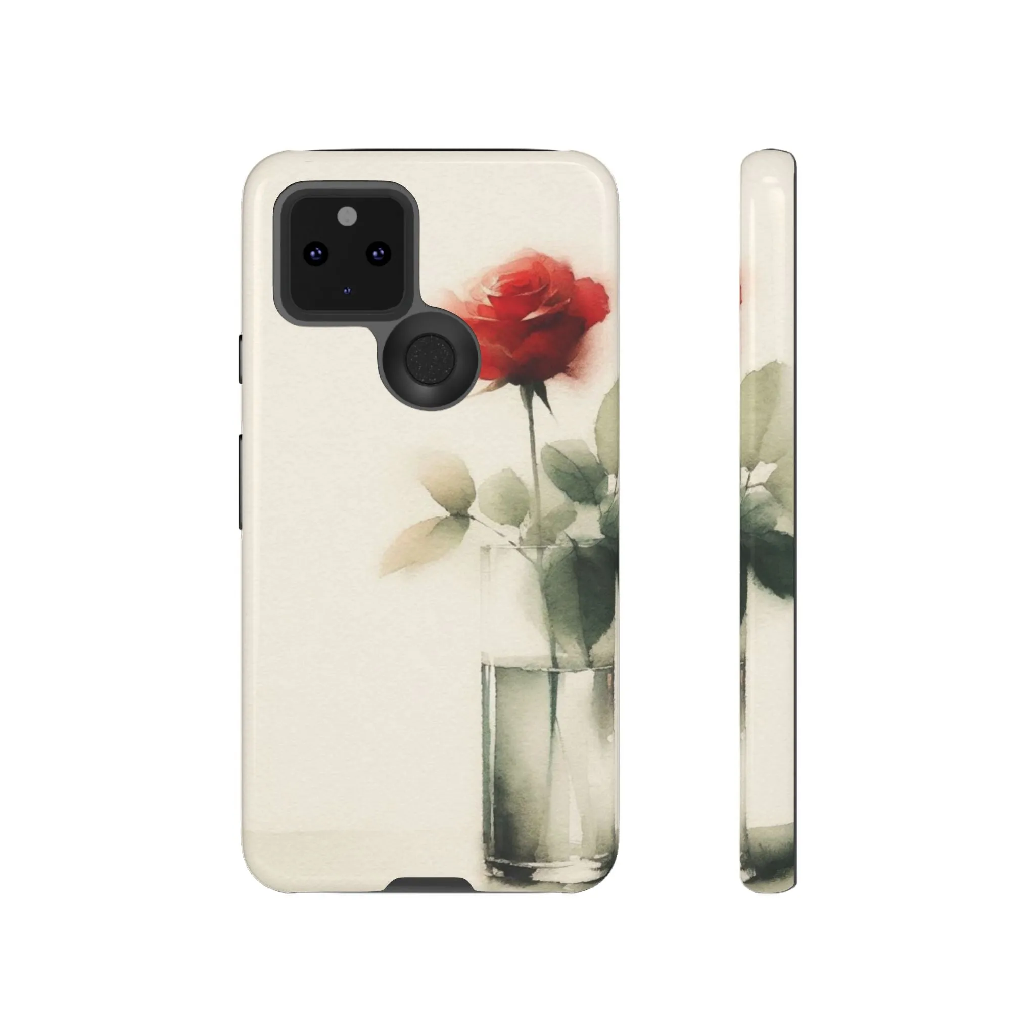 A rose in a vase minimal Tough Cases