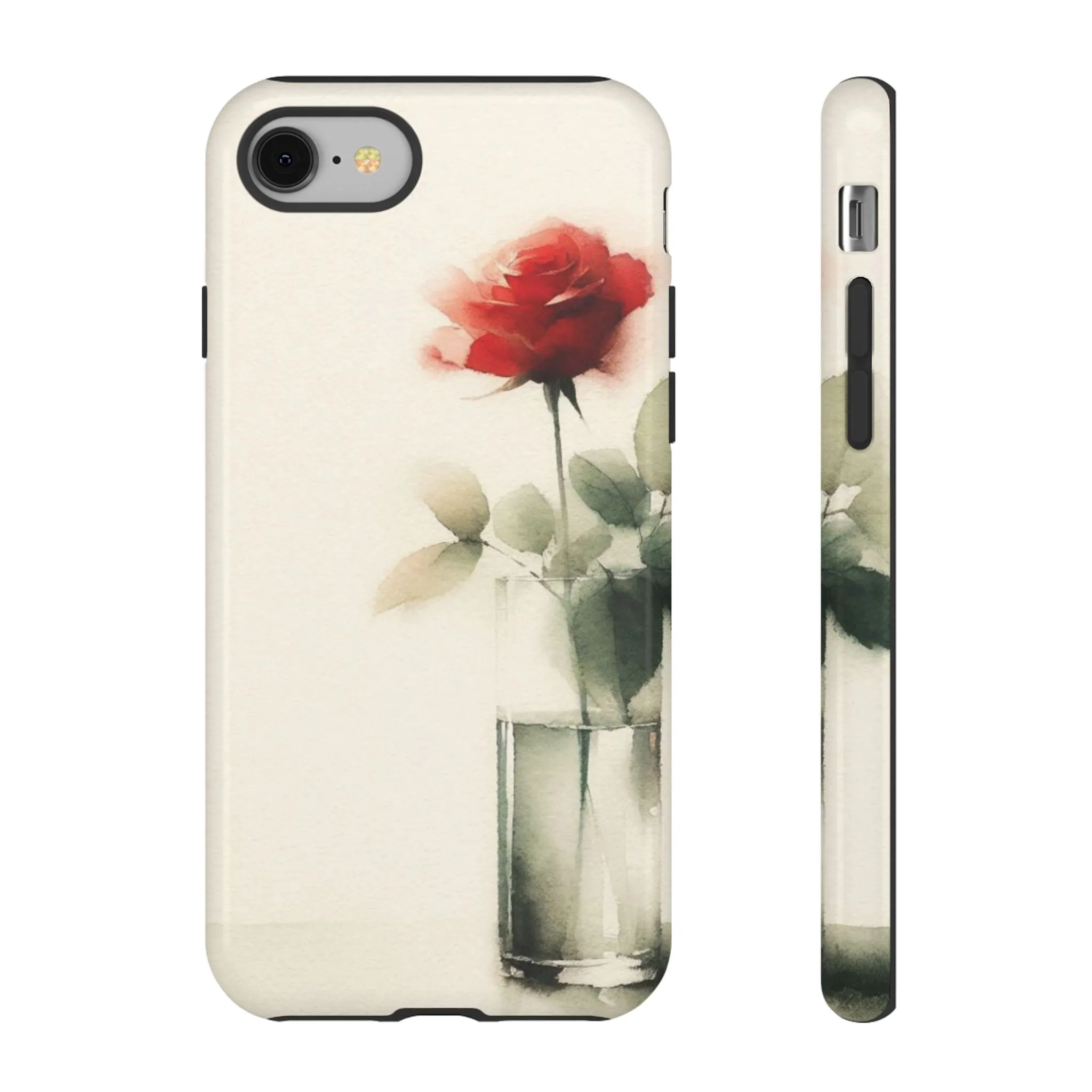 A rose in a vase minimal Tough Cases