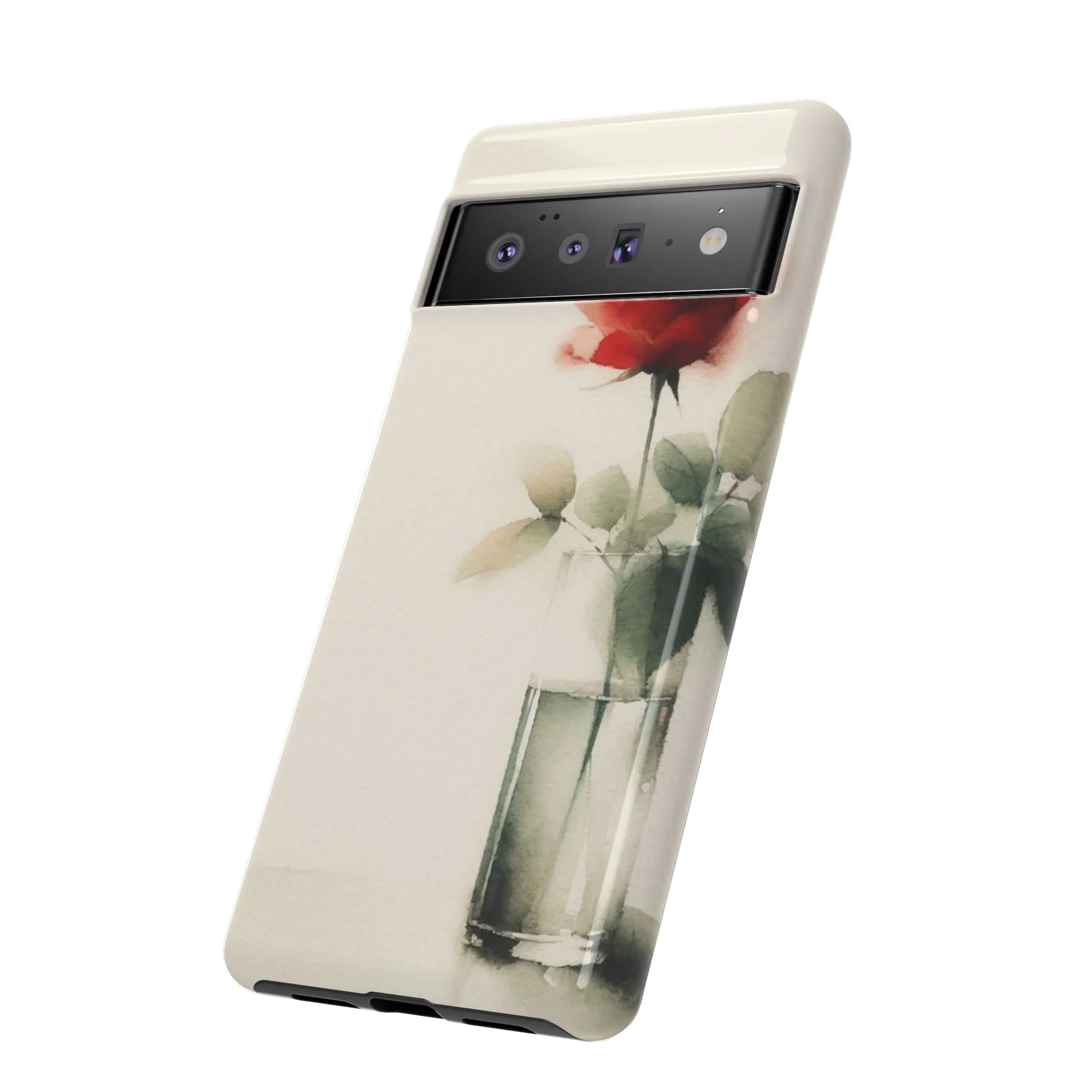 A rose in a vase minimal Tough Cases