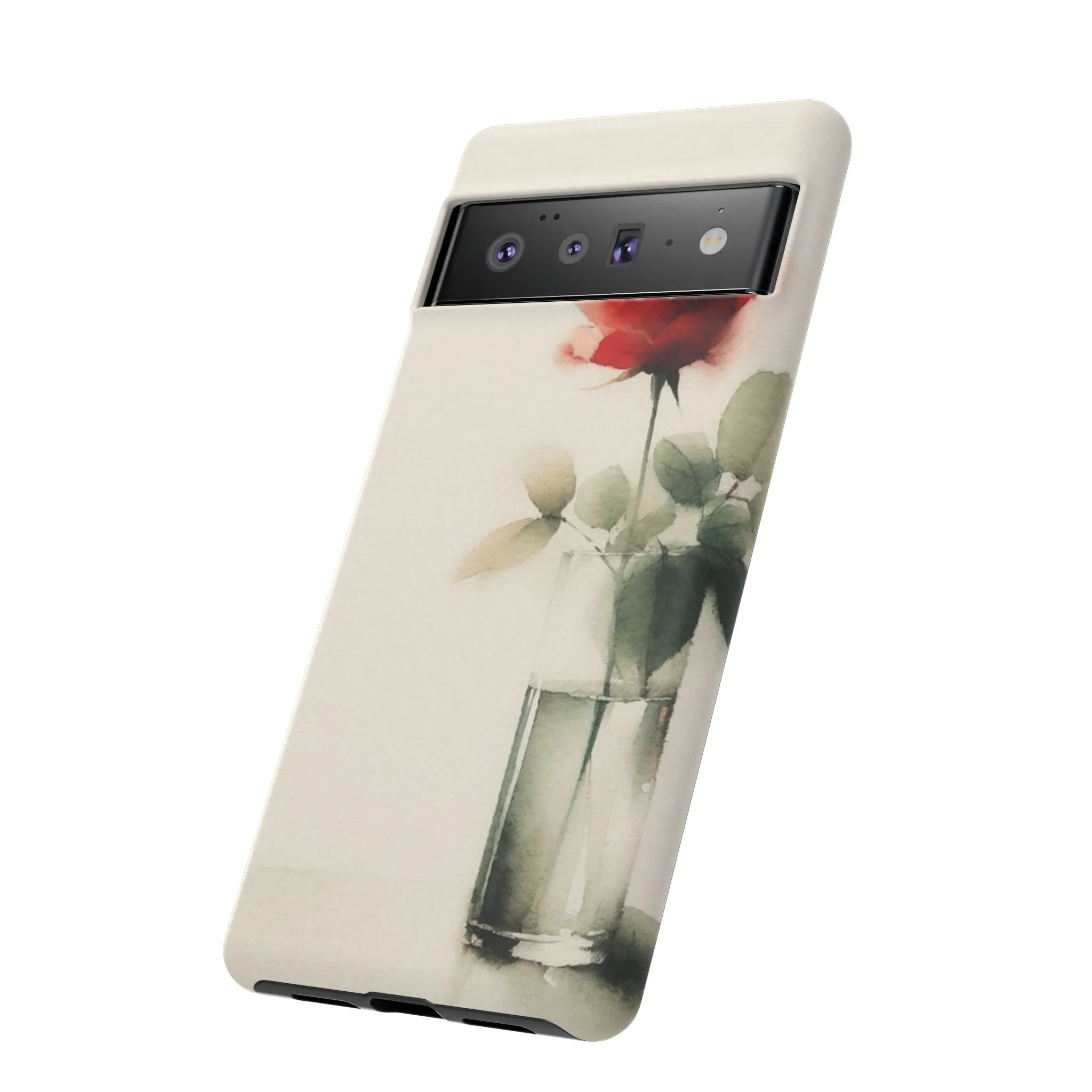 A rose in a vase minimal Tough Cases