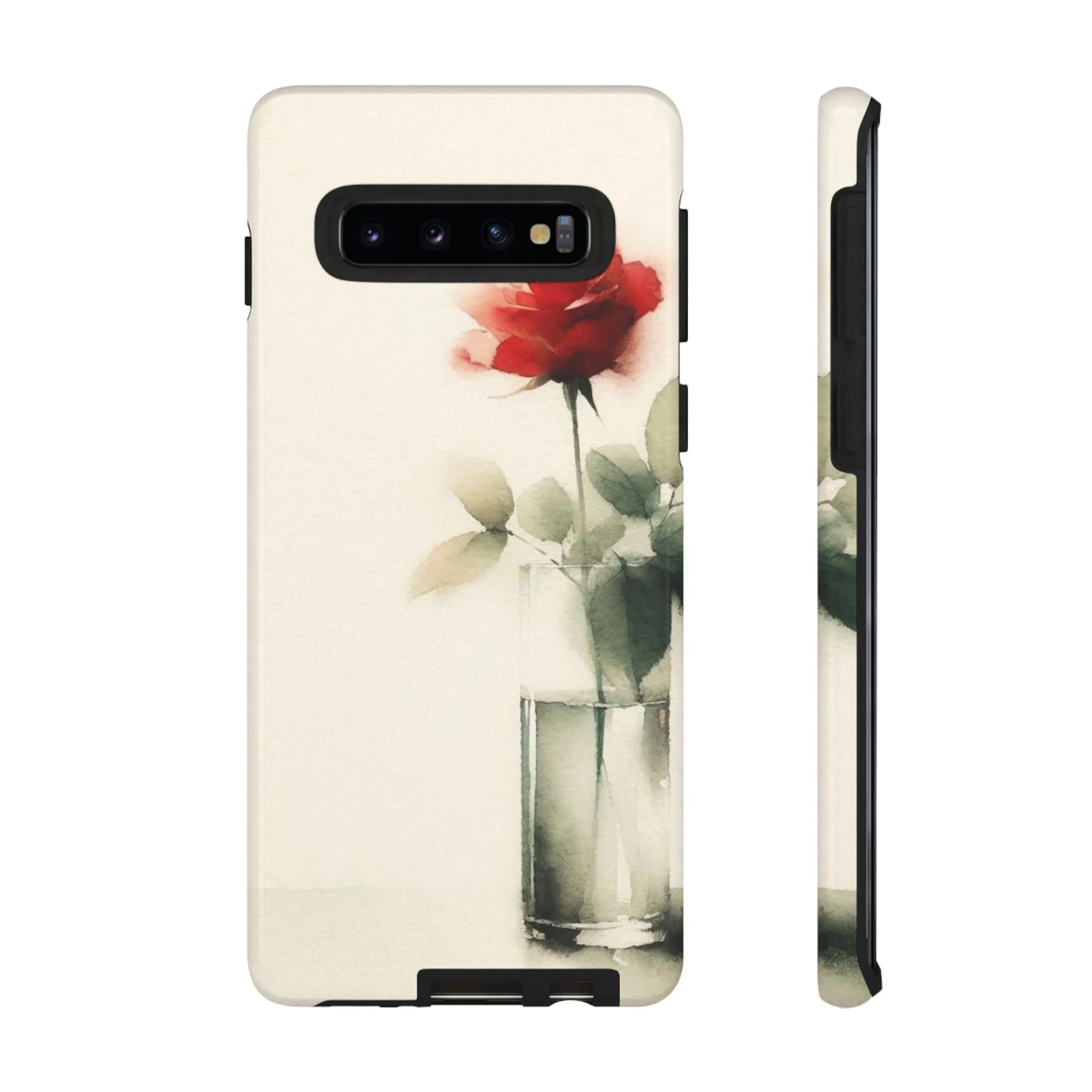 A rose in a vase minimal Tough Cases