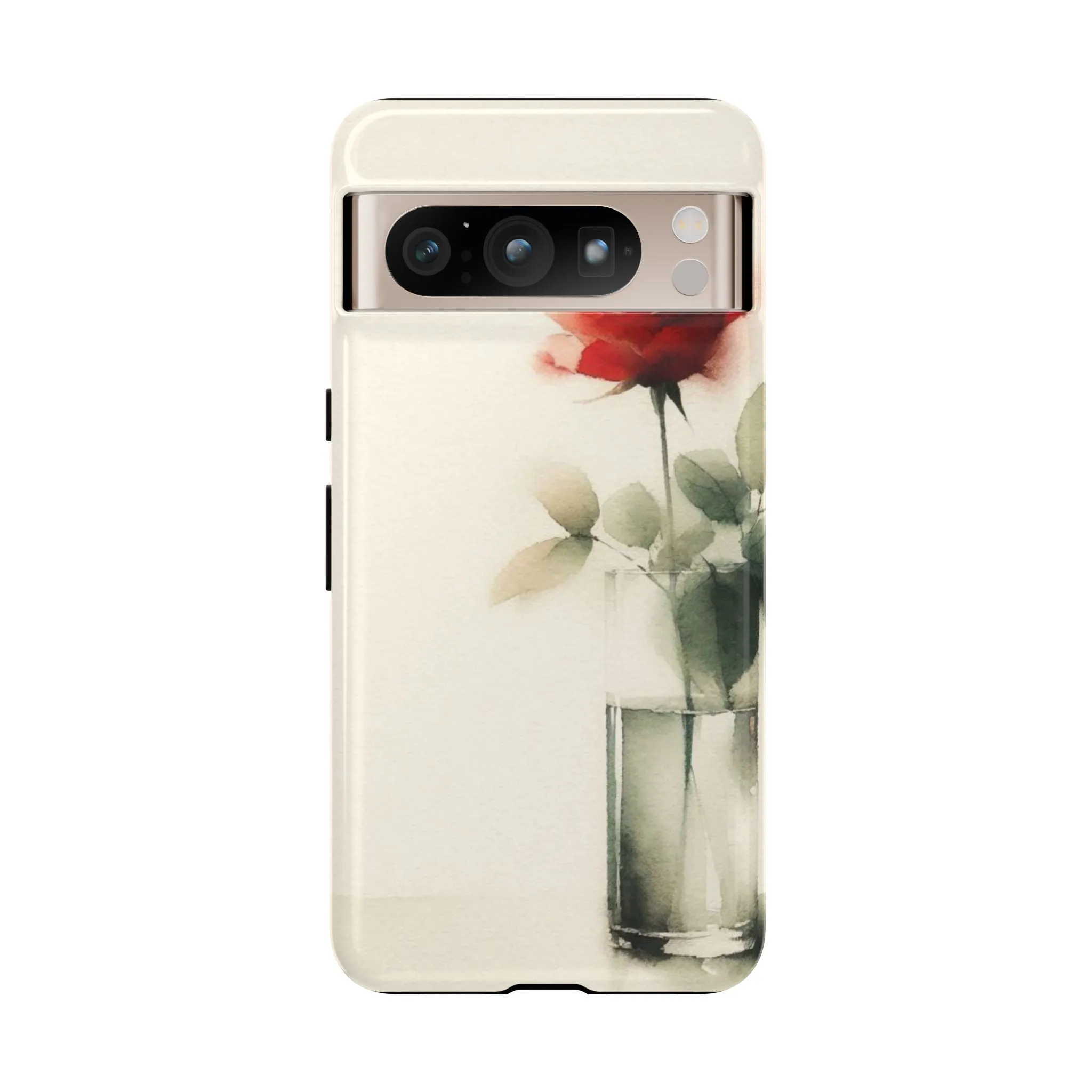 A rose in a vase minimal Tough Cases