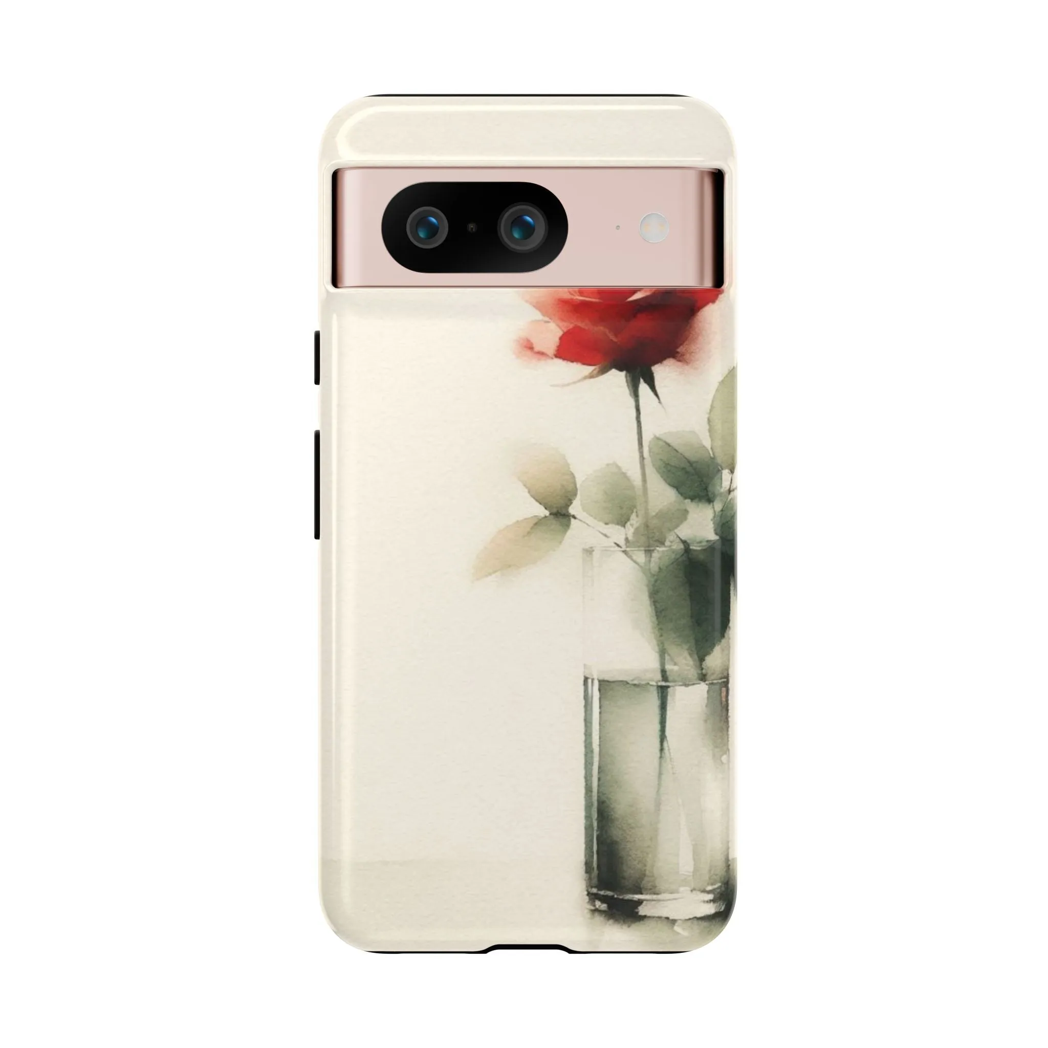 A rose in a vase minimal Tough Cases