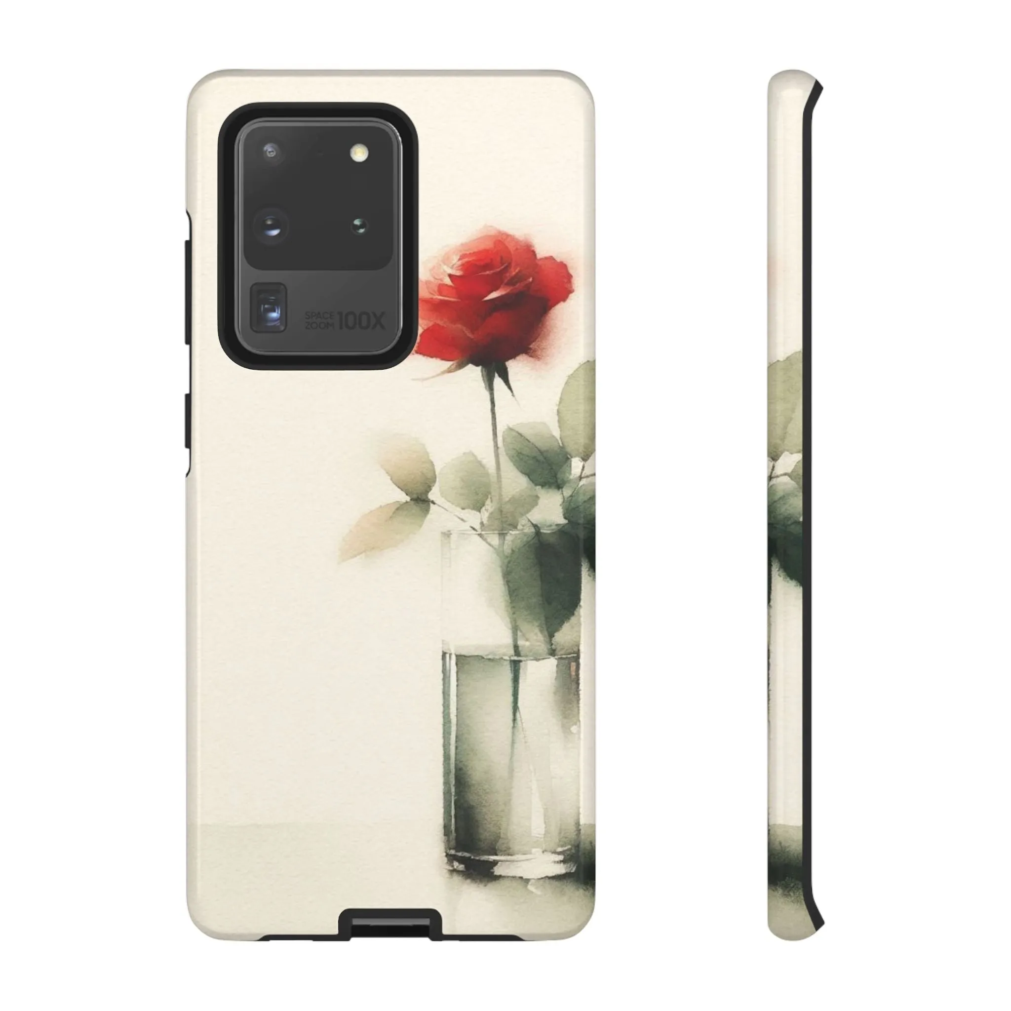 A rose in a vase minimal Tough Cases