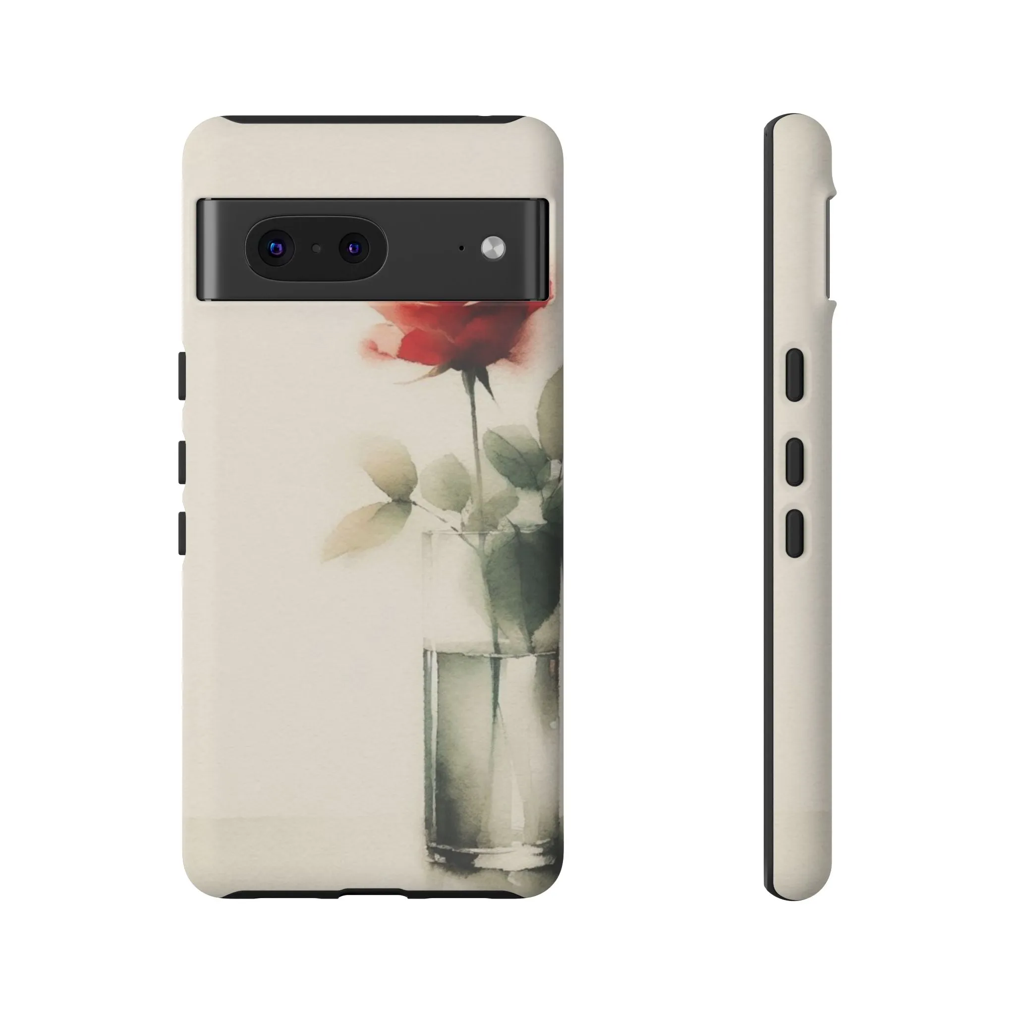 A rose in a vase minimal Tough Cases