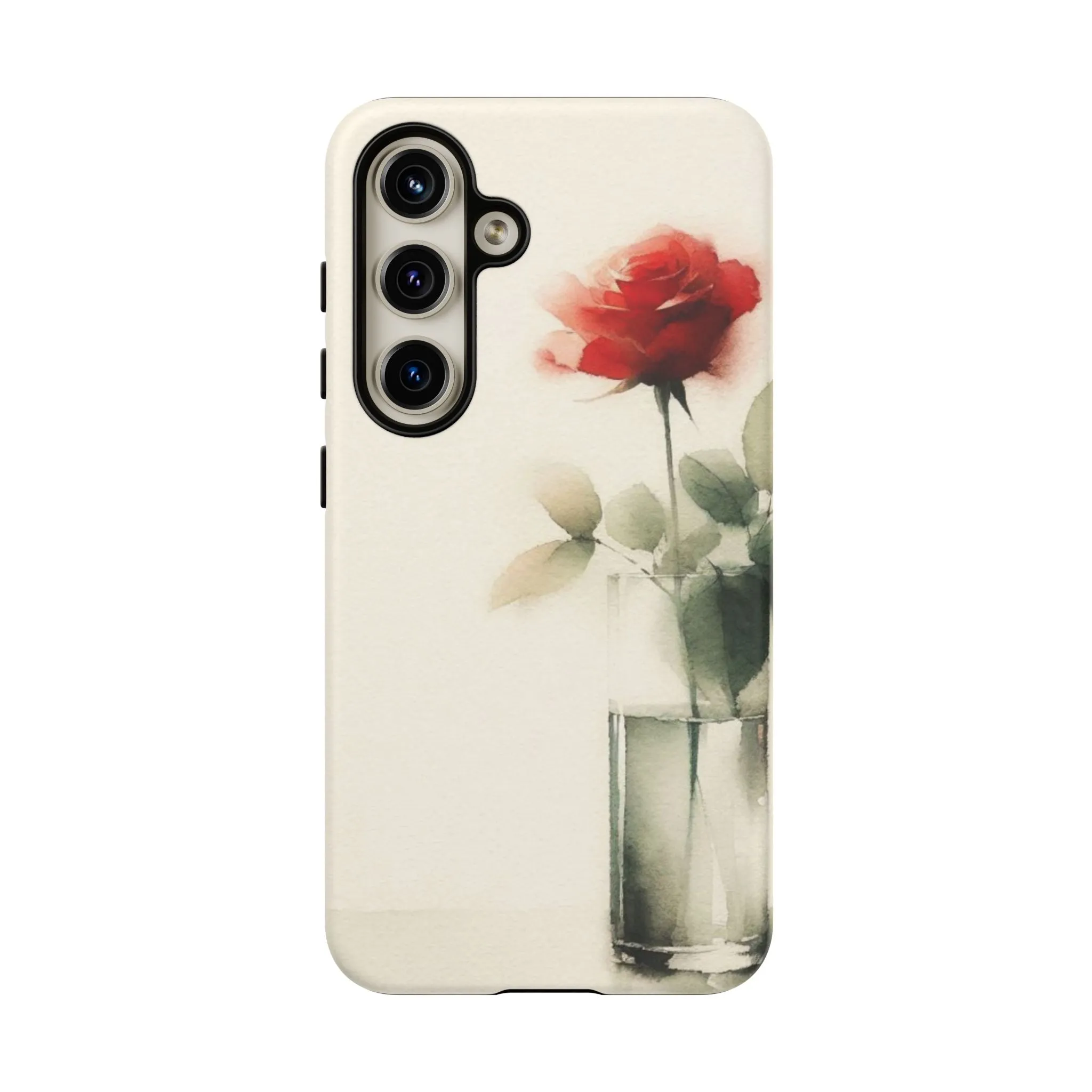 A rose in a vase minimal Tough Cases