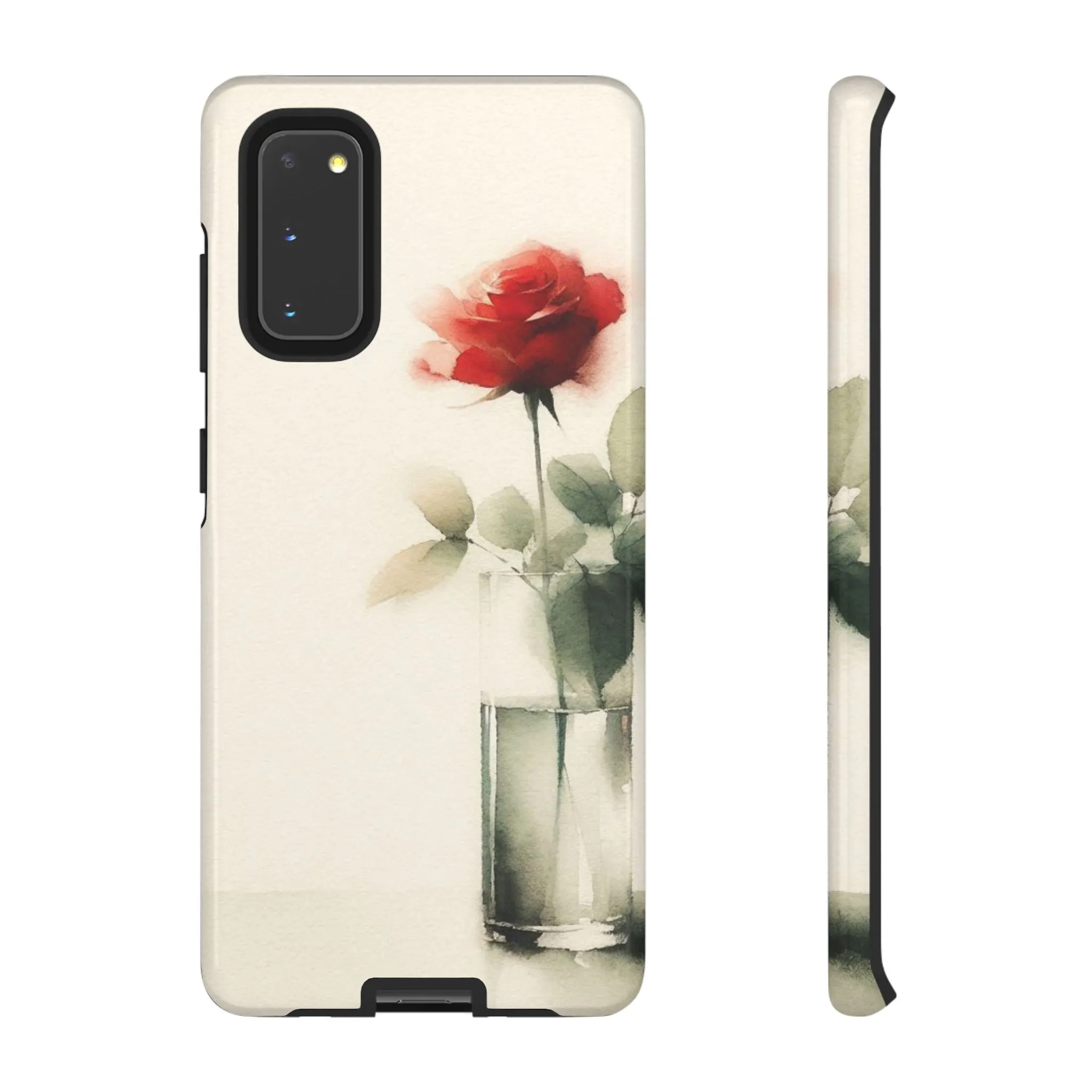 A rose in a vase minimal Tough Cases