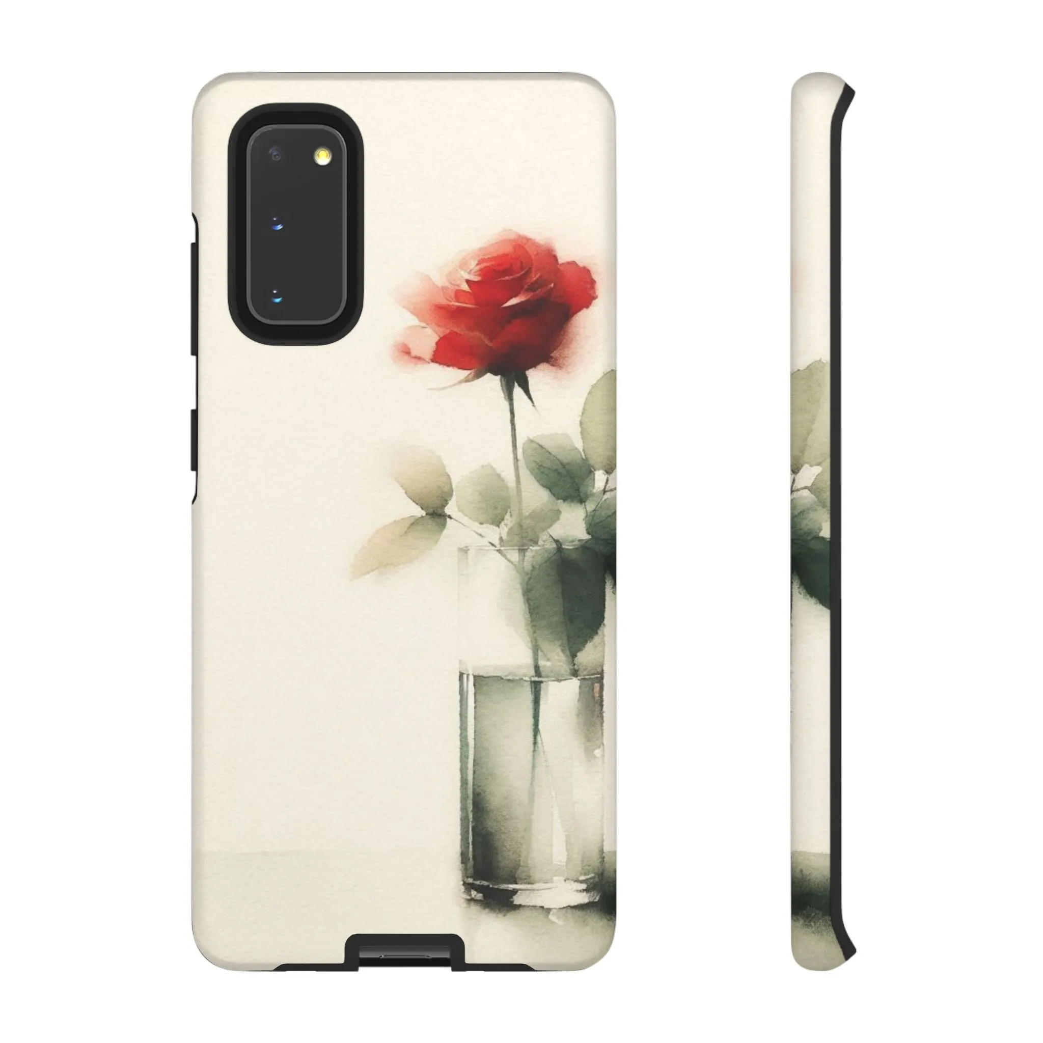 A rose in a vase minimal Tough Cases