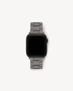 Apple Watch Band in Silver Stripe