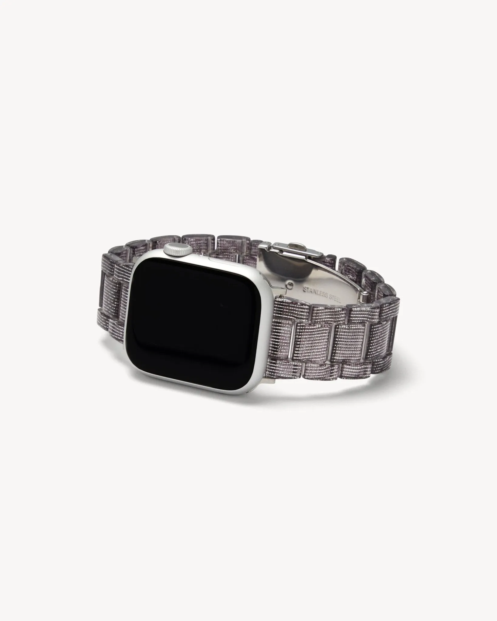 Apple Watch Band in Silver Stripe