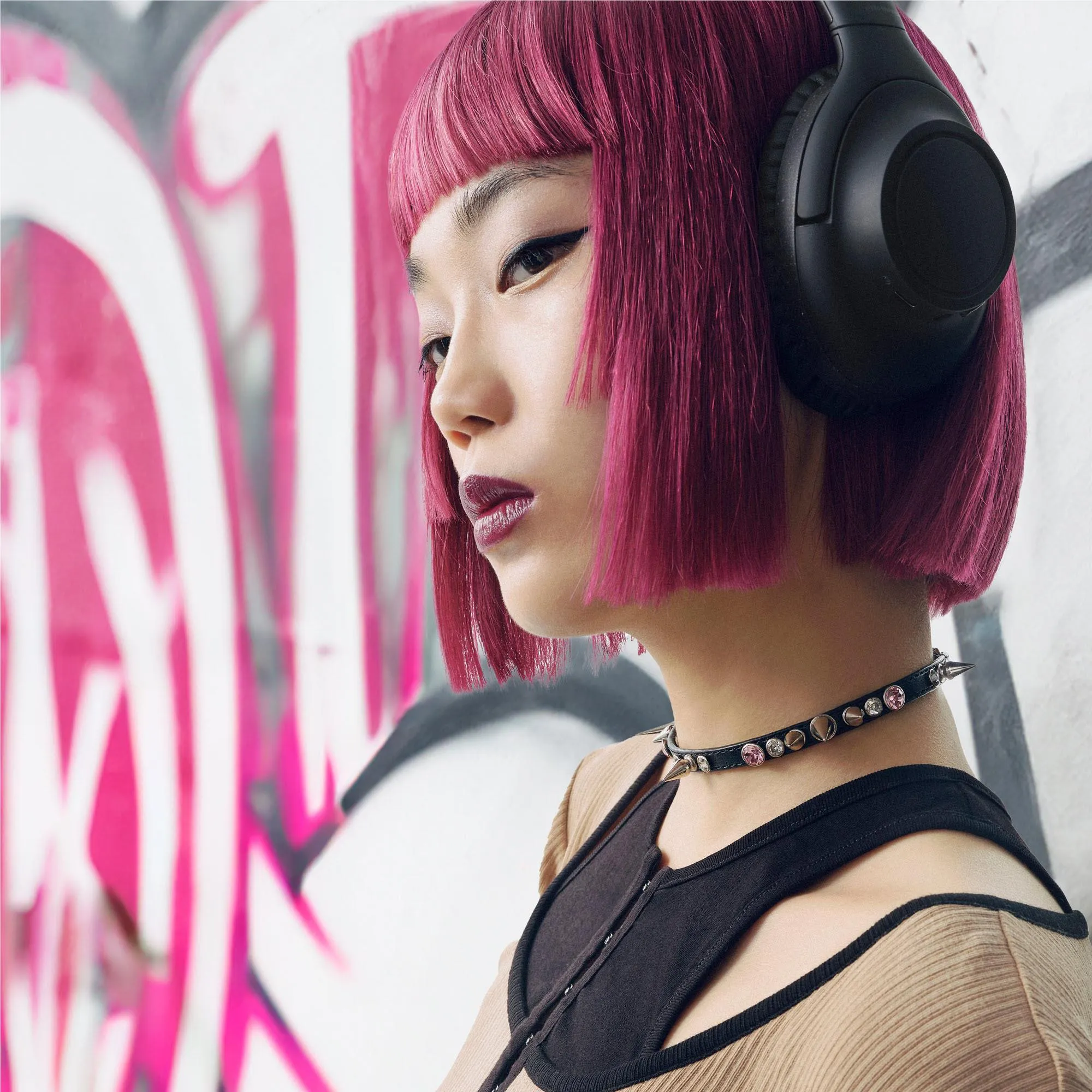 Audio Technica ATH-S300BT Wireless Noise-Cancelling Over-Ear Headphones (Black)