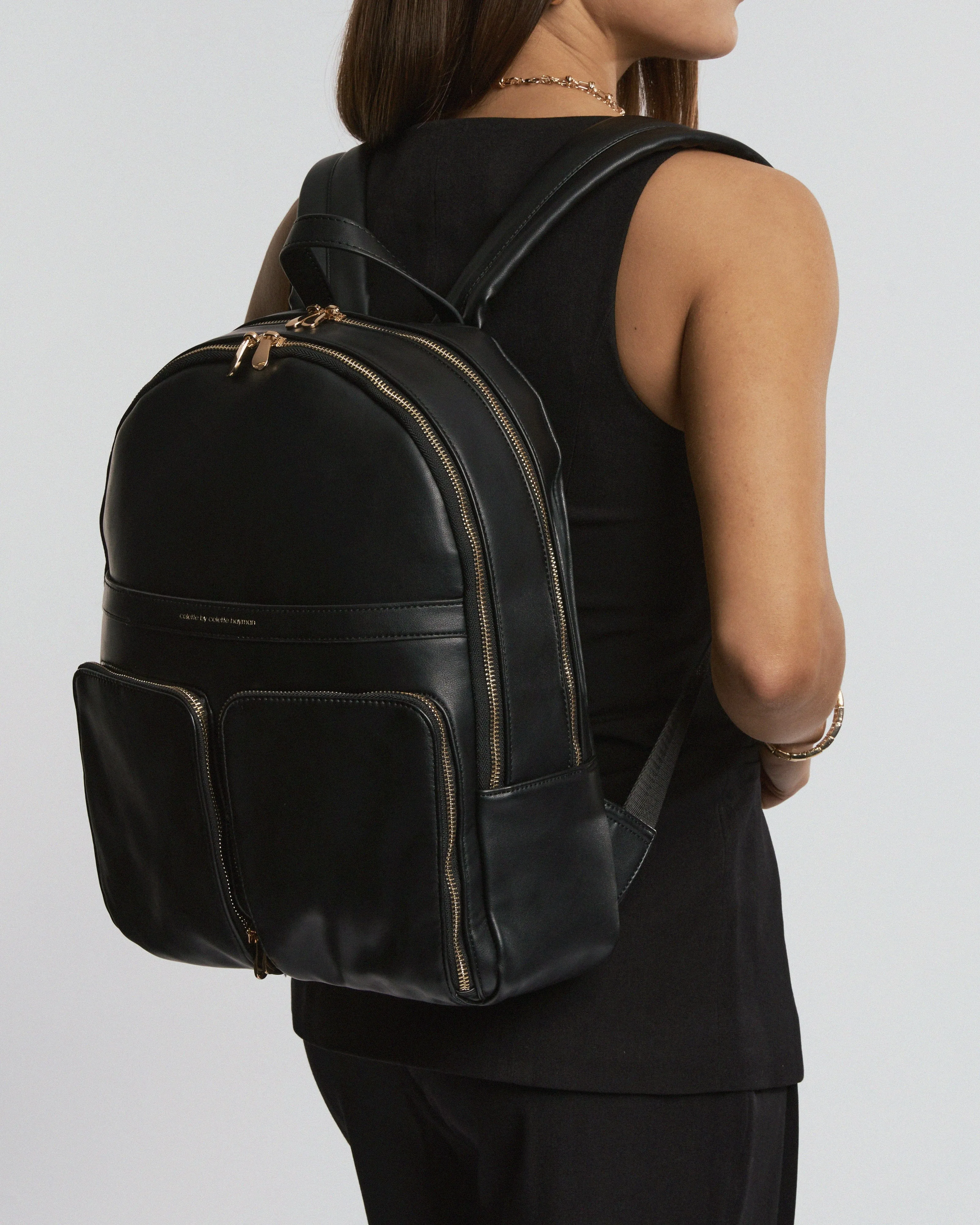 Black Ria Tech Bag Backpack