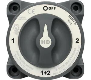 Blue Sea HD-Series 3002 Battery Switch - 1-2-BOTH-OFF