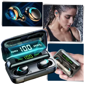Bluetooth earphones with charging battery box