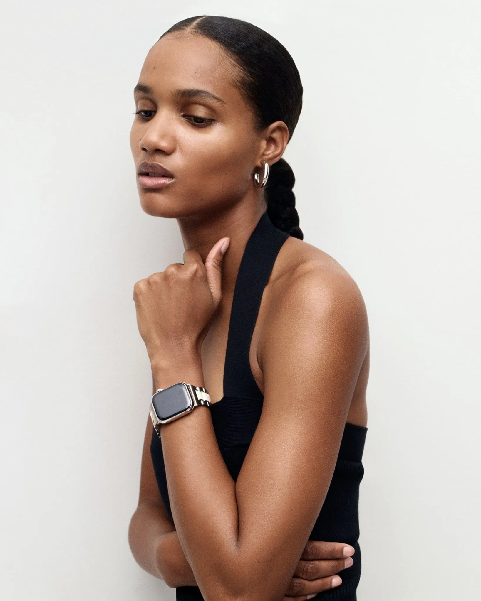 Boyfriend Apple Watch Band in Alabaster