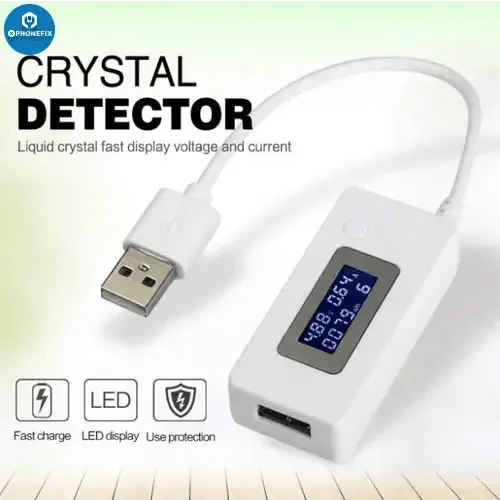 Charger USB Port Output Voltage Amps Meter Tester Multimeter
