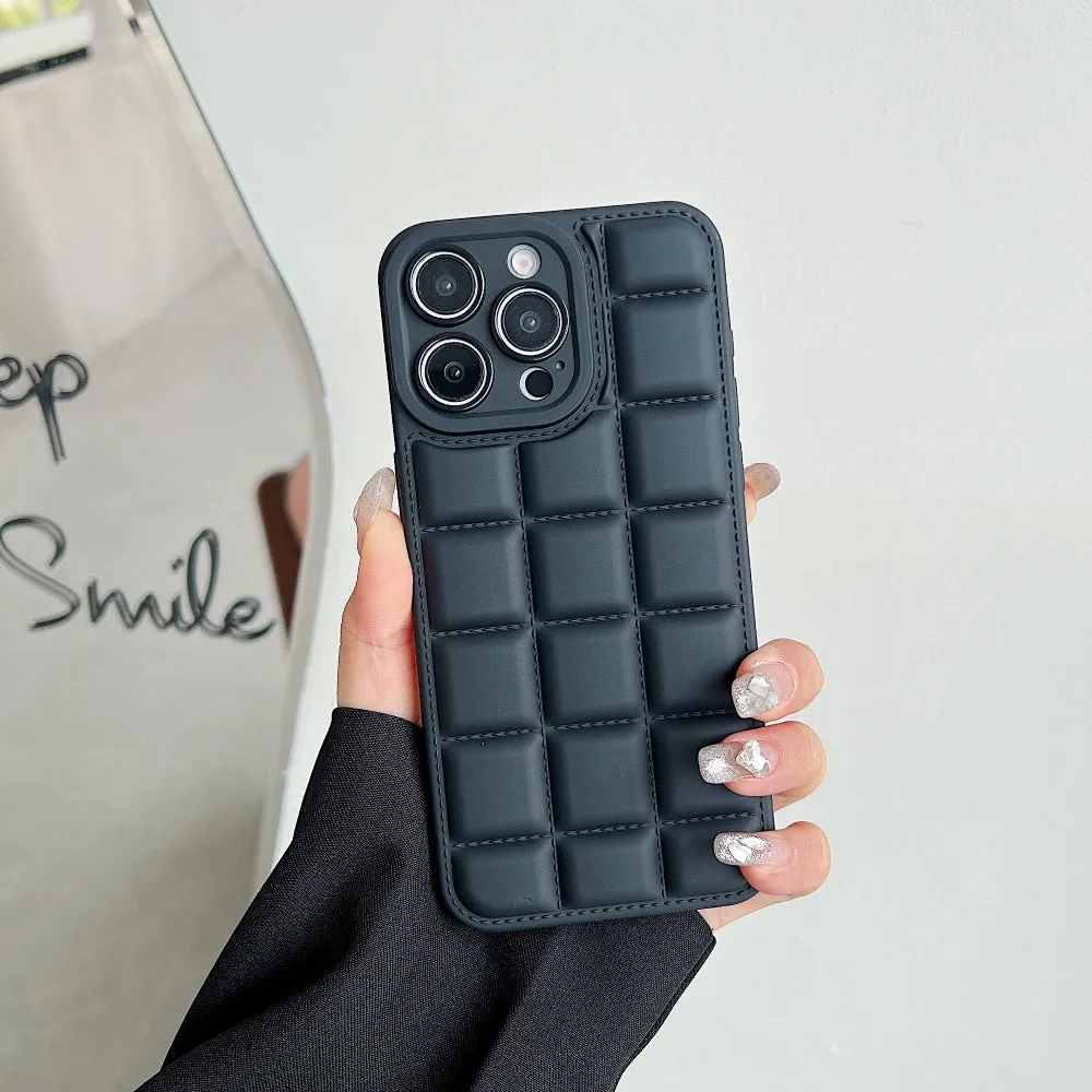 Chocolate Puffer TPU (Soft) Camera Protection Phone Case - Realme C63