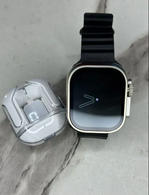 Crown S300 Ultra 2 Smartwatch and Earbuds Combo.