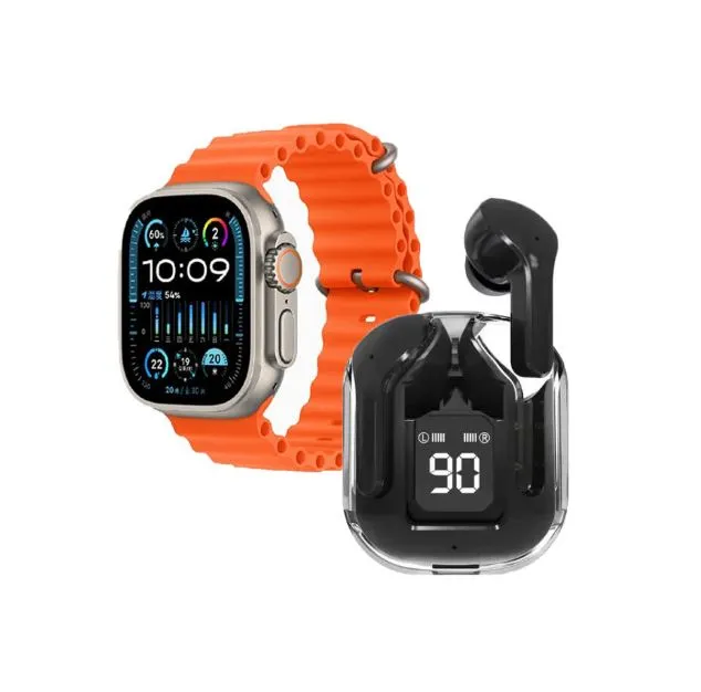 Crown S300 Ultra 2 Smartwatch and Earbuds Combo.