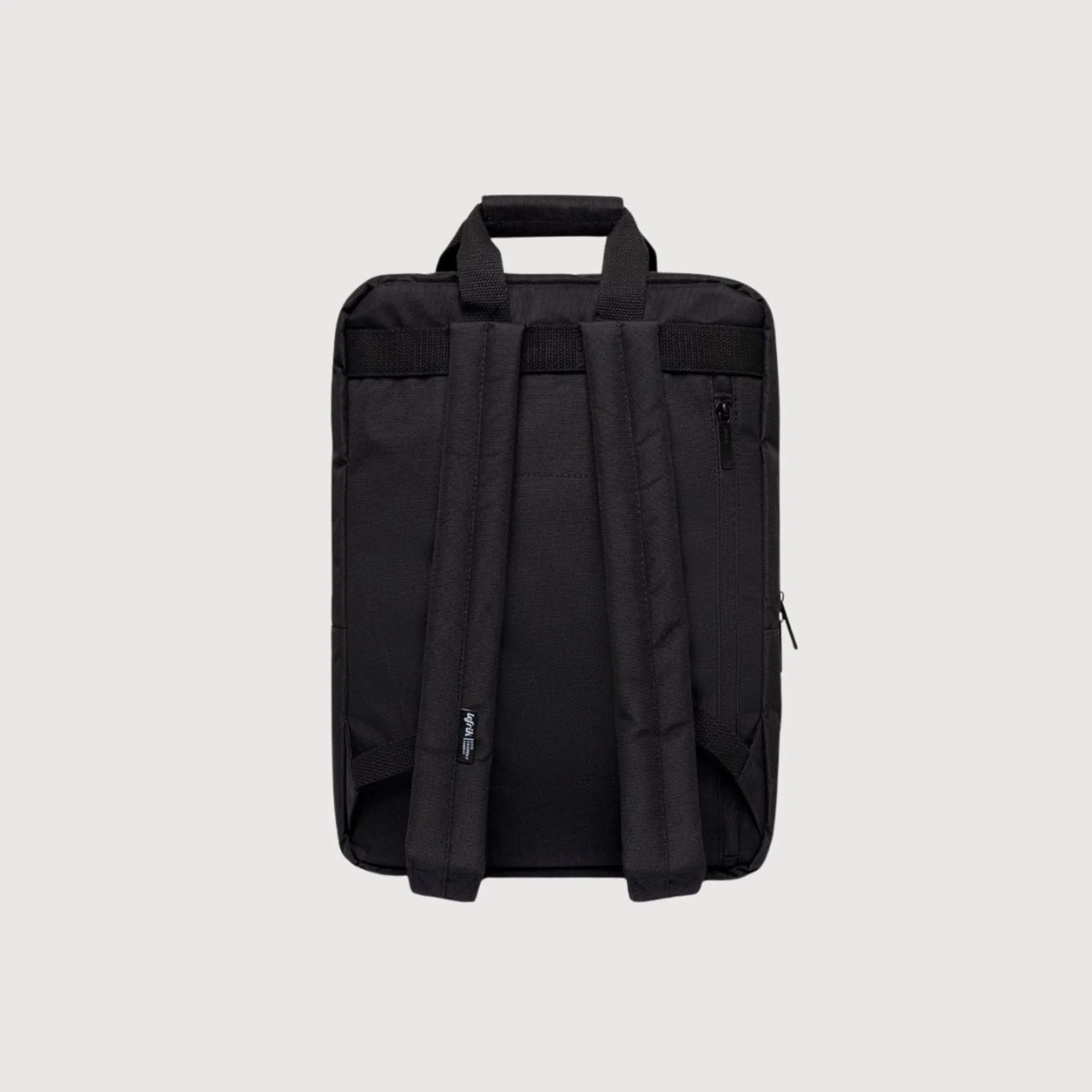 Daily 15 Black Recycled Polyester Laptop Backpack I Lefrik