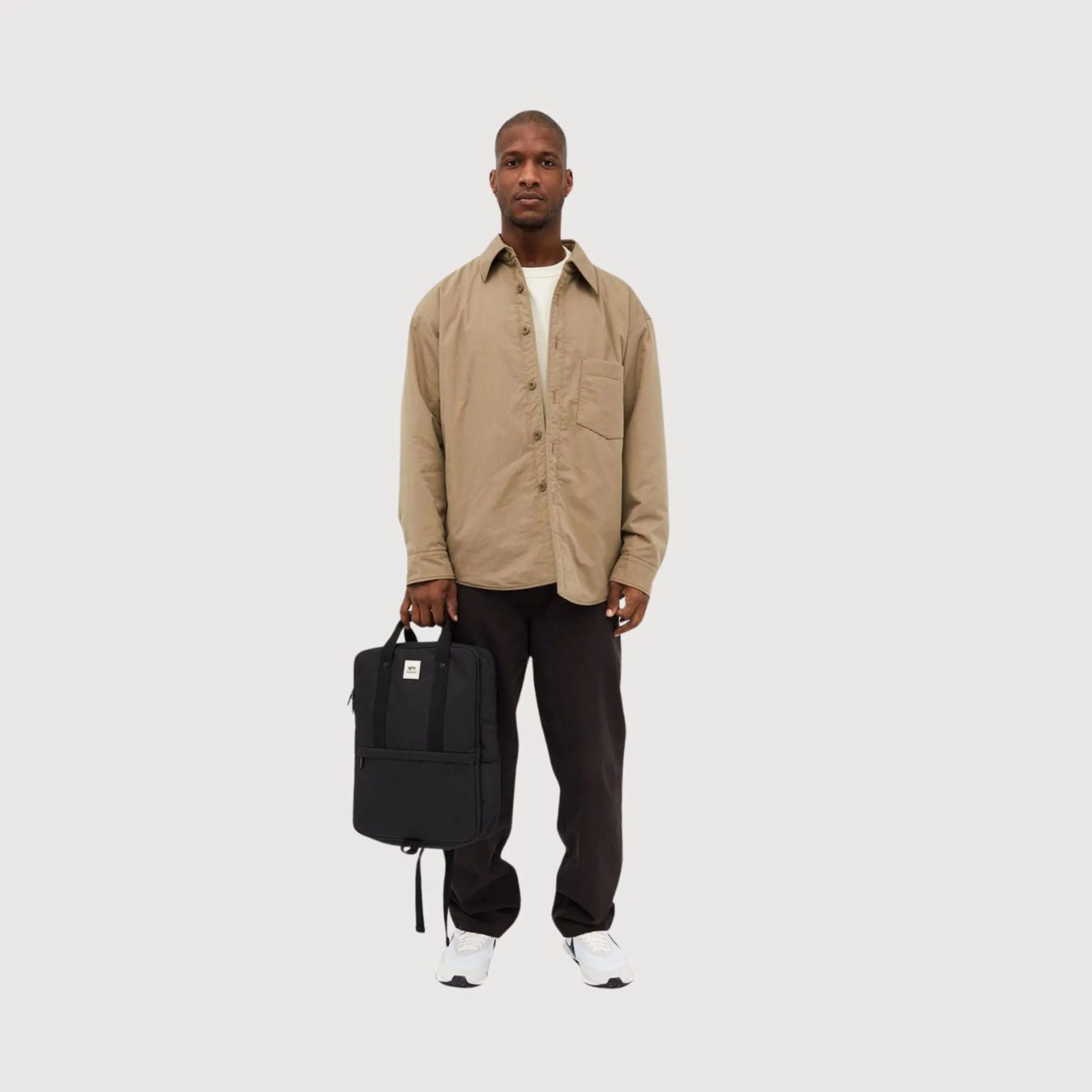 Daily 15 Black Recycled Polyester Laptop Backpack I Lefrik