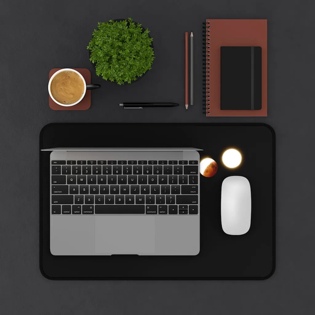 Desk Mat, Office Accessories, Moon Phases, Celestial, Office Decor, Computer Accessories