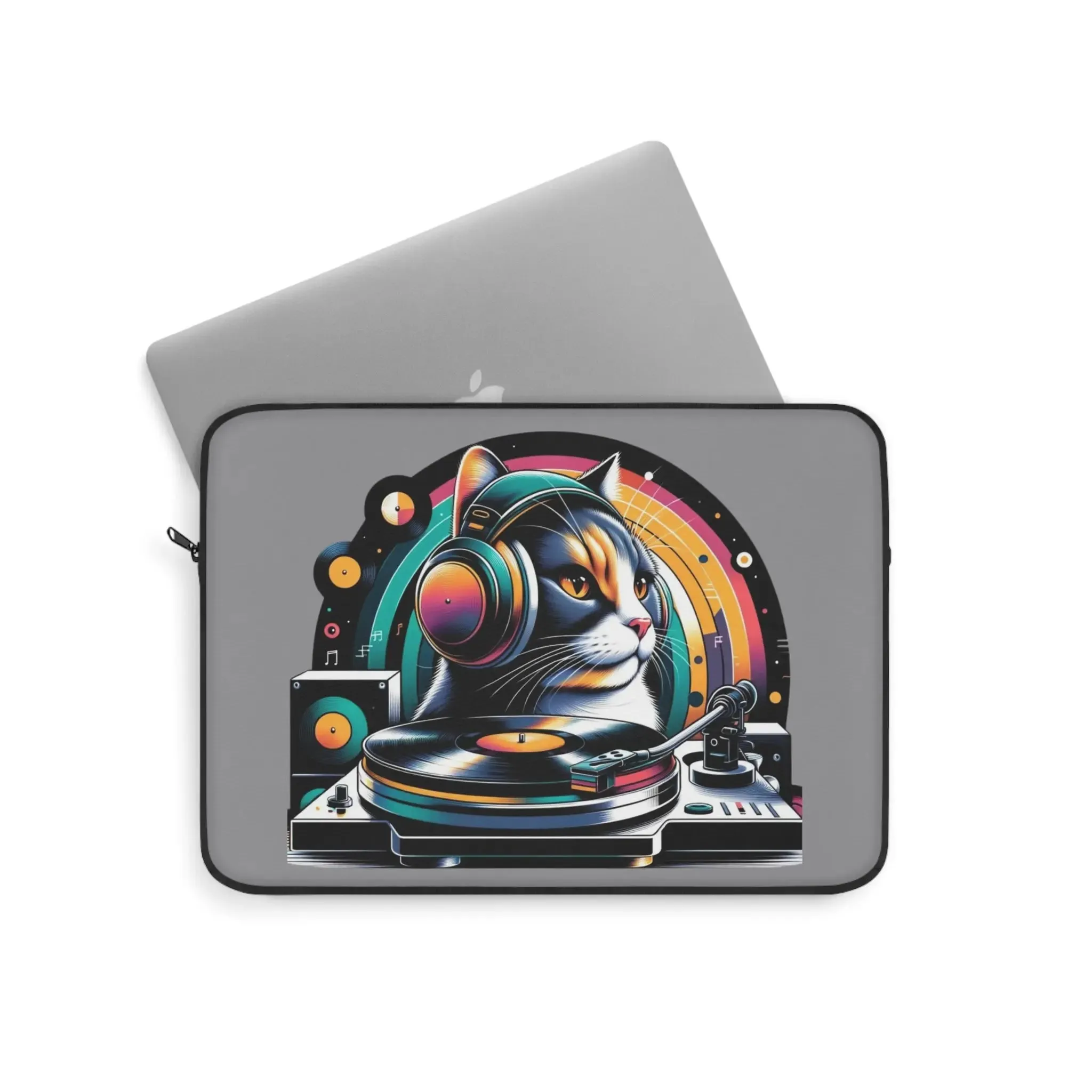 DJ Calico Cat - Laptop Sleeve