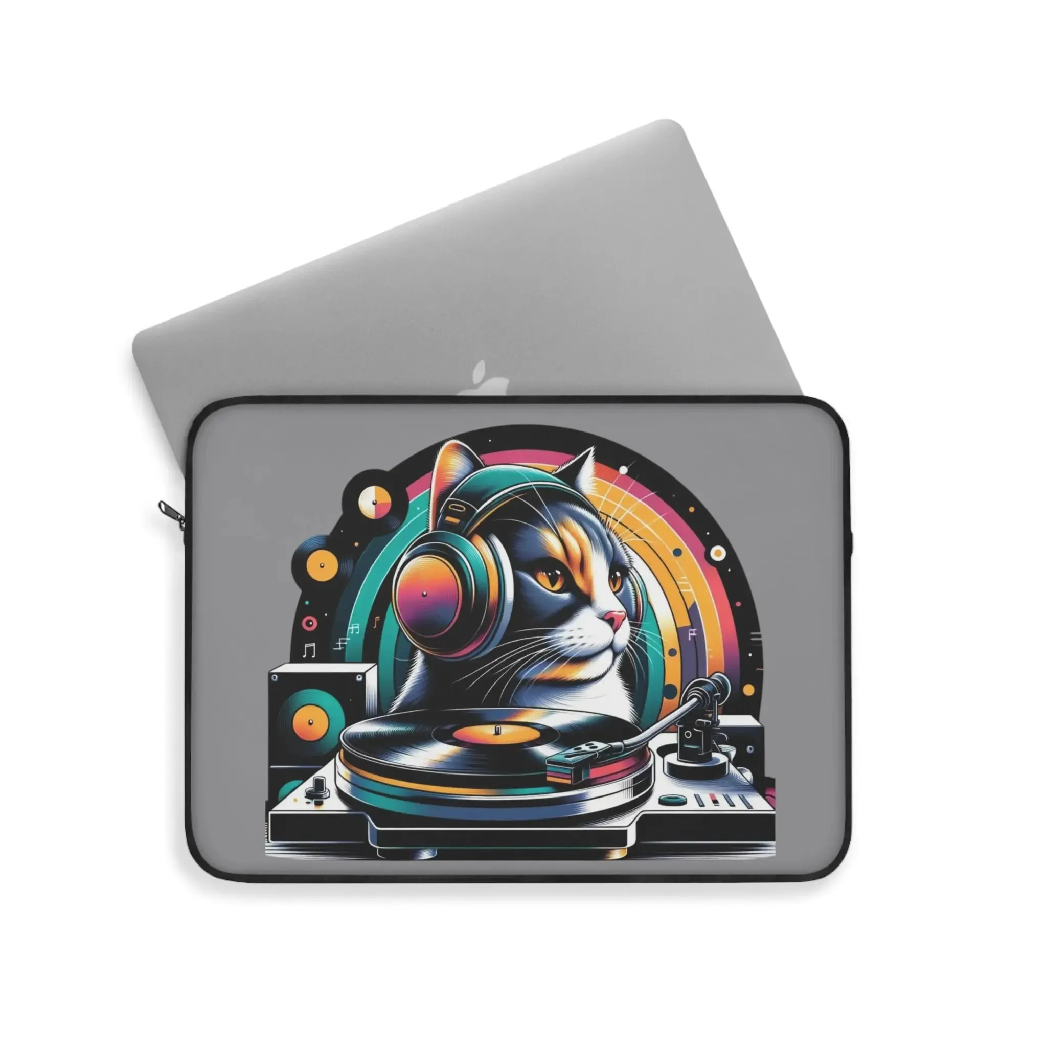 DJ Calico Cat - Laptop Sleeve
