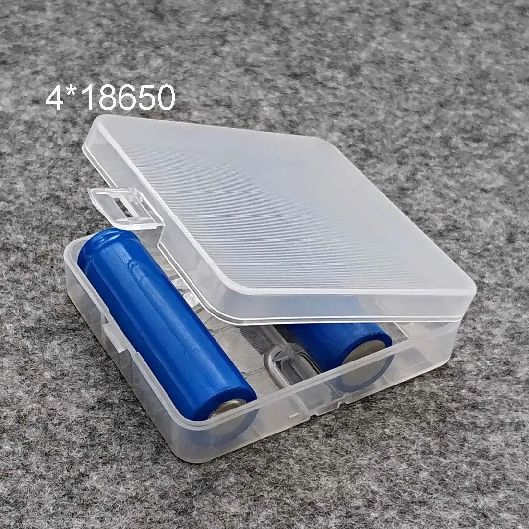 Durable 26650 18650 Battery Storage Box Hard Case Holder For 2/4 18650 4x AA 4xAAA Rechargeable Battery Power Bank Plastic Cases