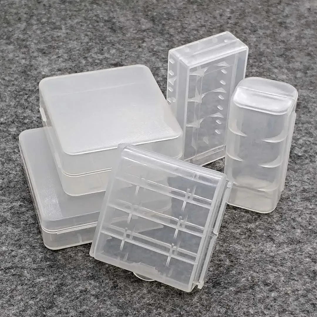 Durable 26650 18650 Battery Storage Box Hard Case Holder For 2/4 18650 4x AA 4xAAA Rechargeable Battery Power Bank Plastic Cases