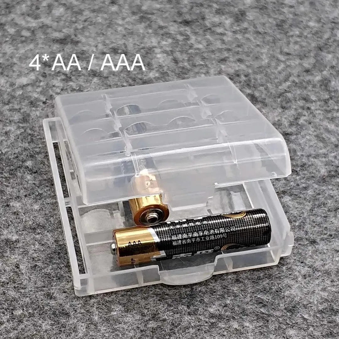 Durable 26650 18650 Battery Storage Box Hard Case Holder For 2/4 18650 4x AA 4xAAA Rechargeable Battery Power Bank Plastic Cases