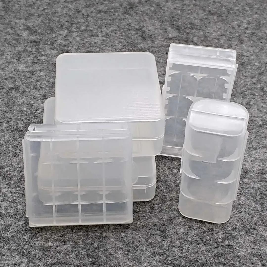 Durable 26650 18650 Battery Storage Box Hard Case Holder For 2/4 18650 4x AA 4xAAA Rechargeable Battery Power Bank Plastic Cases