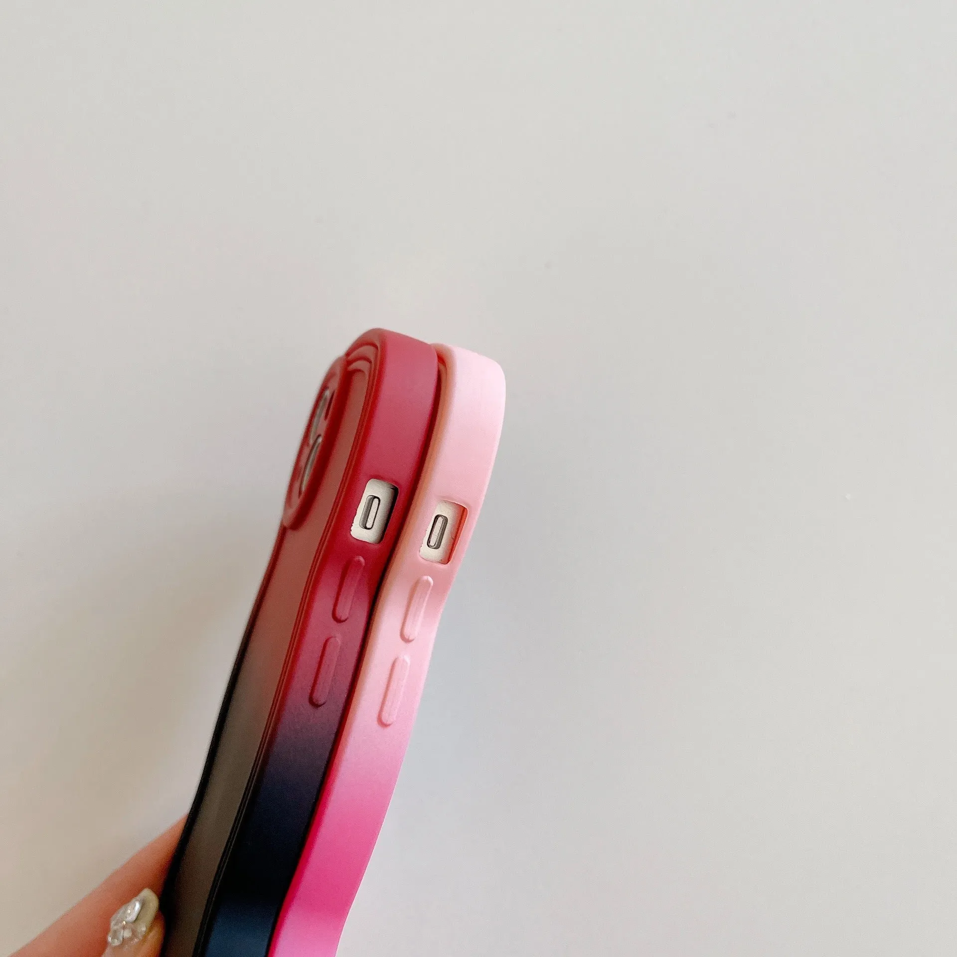 Fancy design Gradient Color Phone Case For iphone 12 pro case cute for barbie phone case 2023