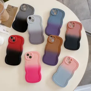 Fancy design Gradient Color Phone Case For iphone 12 pro case cute for barbie phone case 2023