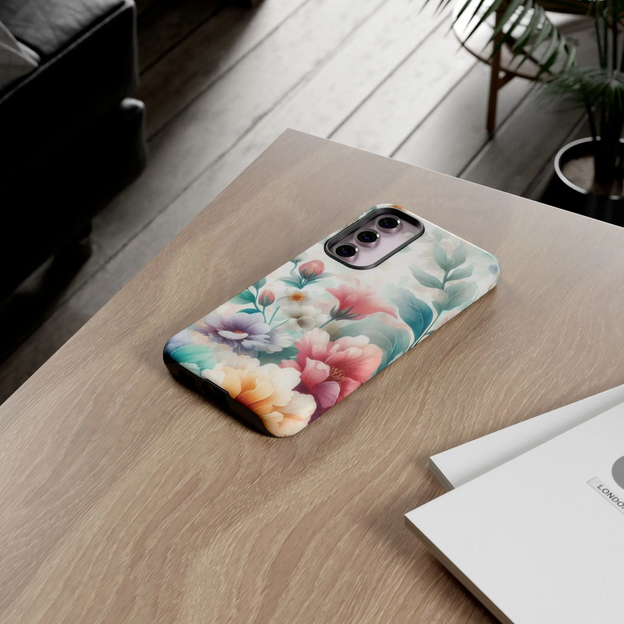 Flowers in pastel colors Tough Cases