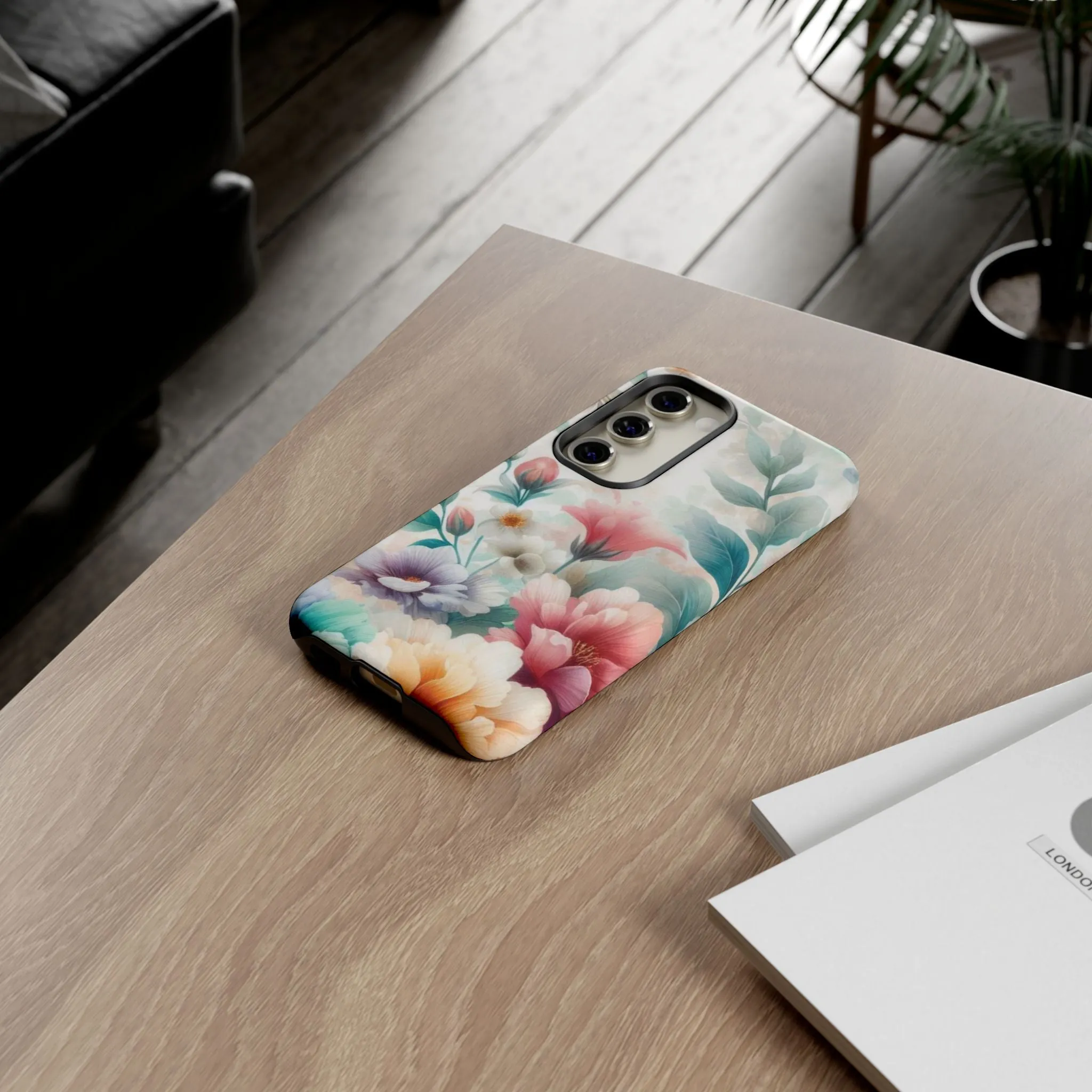 Flowers in pastel colors Tough Cases