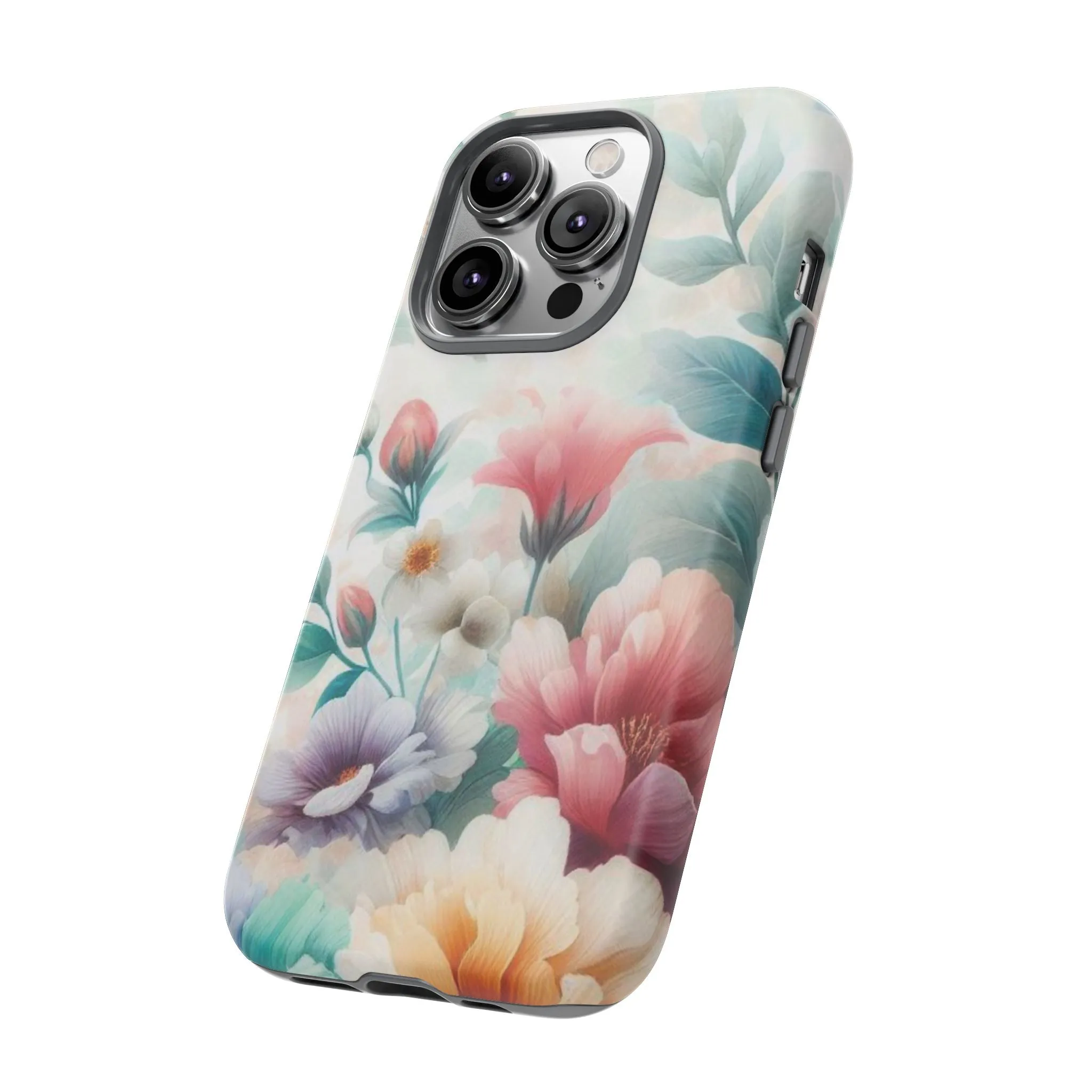 Flowers in pastel colors Tough Cases