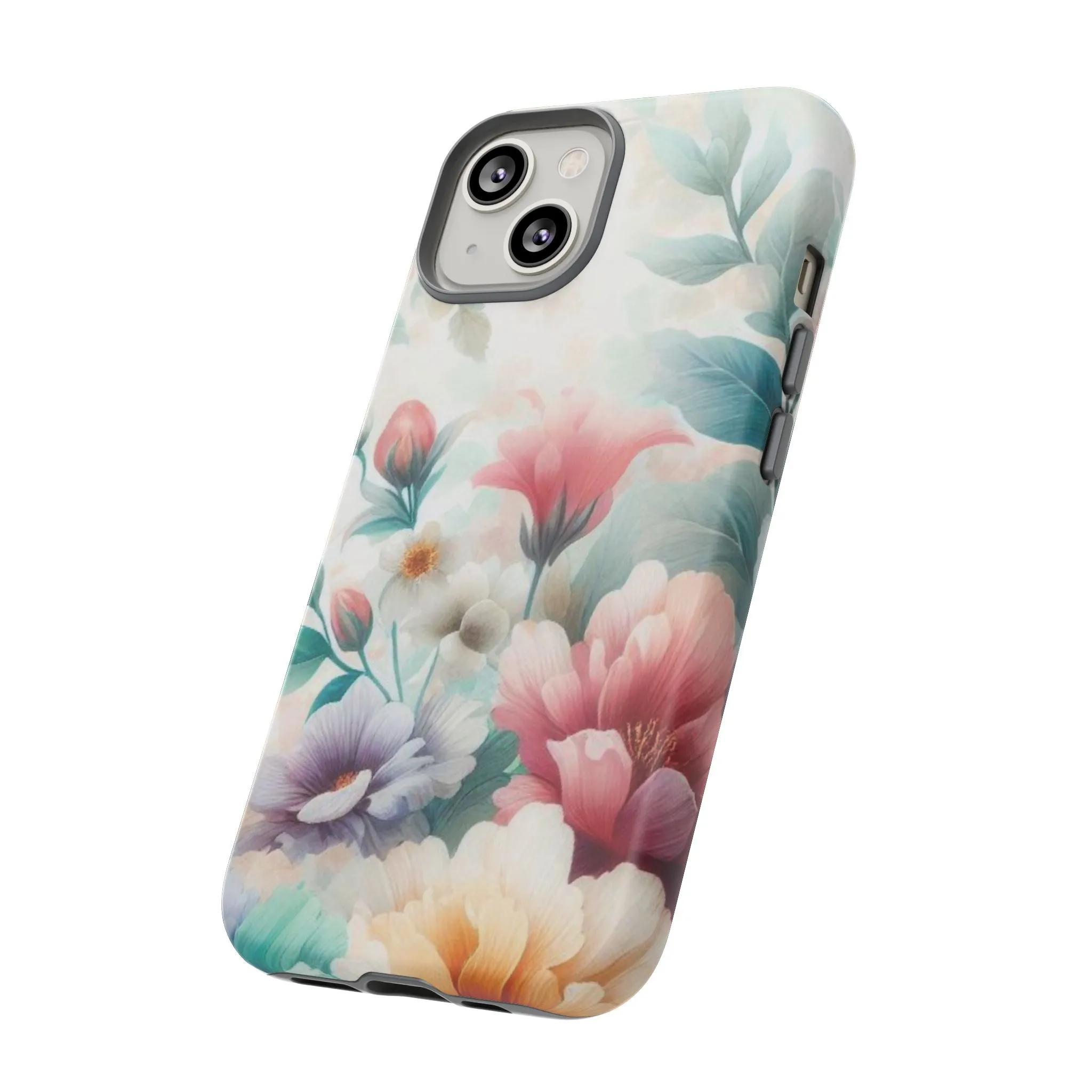 Flowers in pastel colors Tough Cases