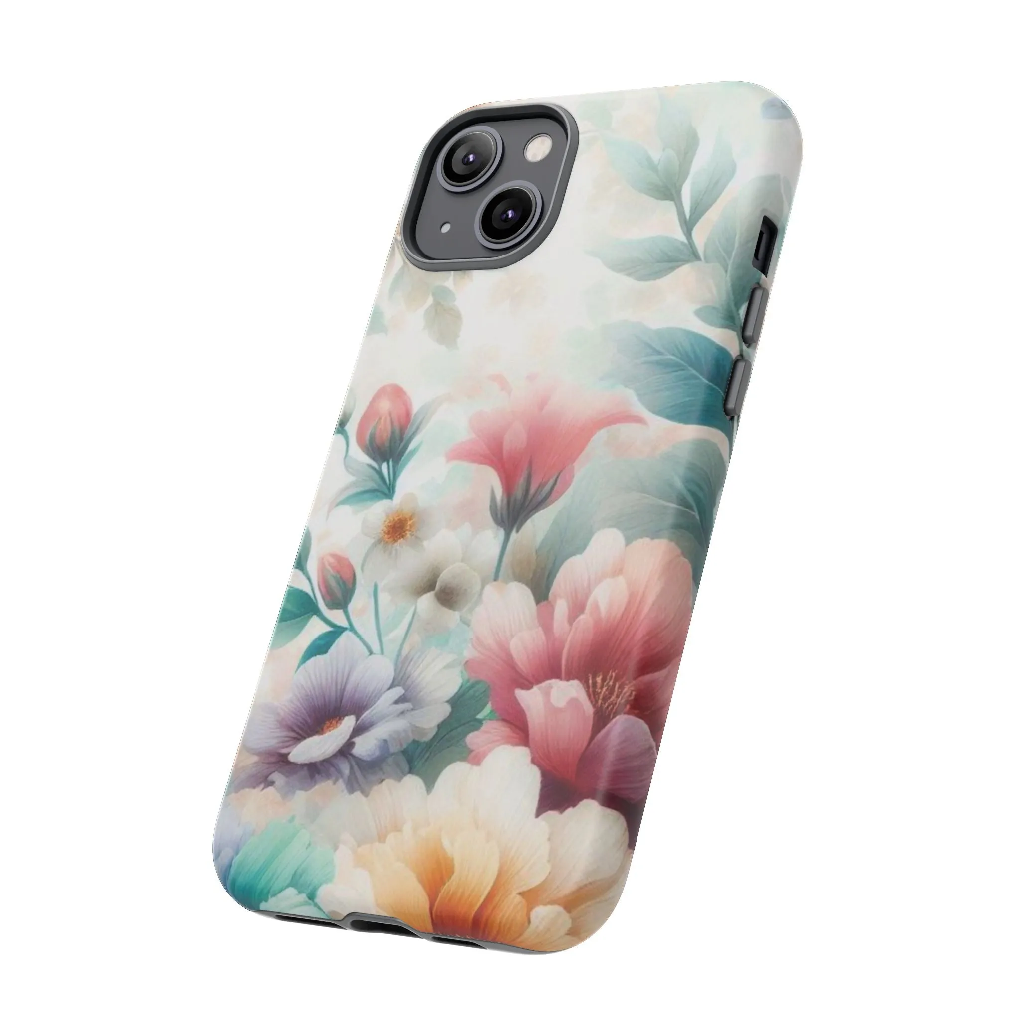 Flowers in pastel colors Tough Cases