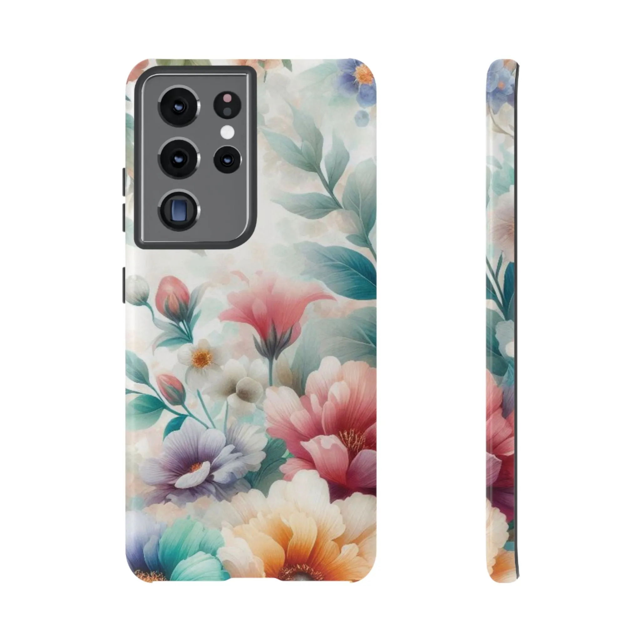 Flowers in pastel colors Tough Cases