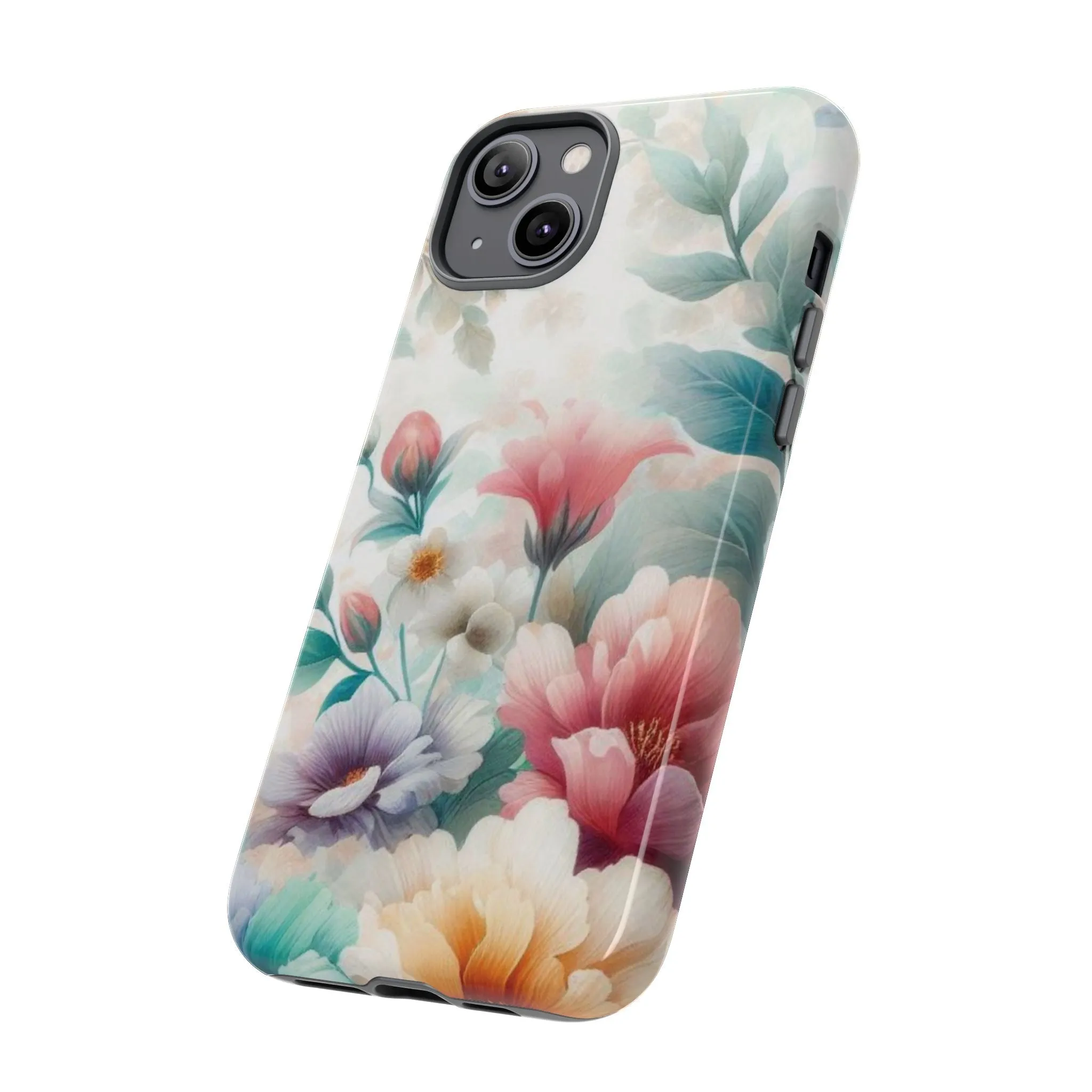 Flowers in pastel colors Tough Cases