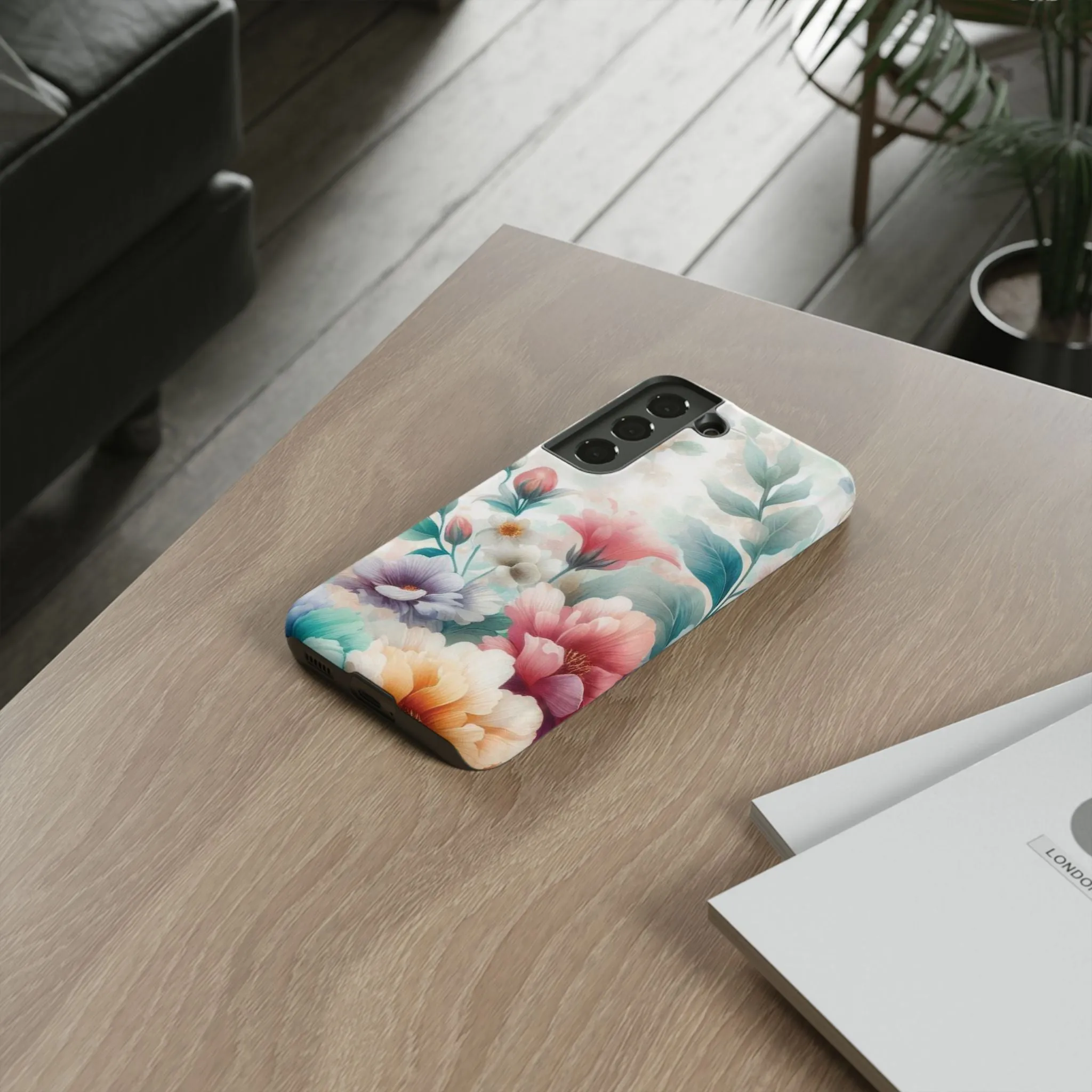 Flowers in pastel colors Tough Cases