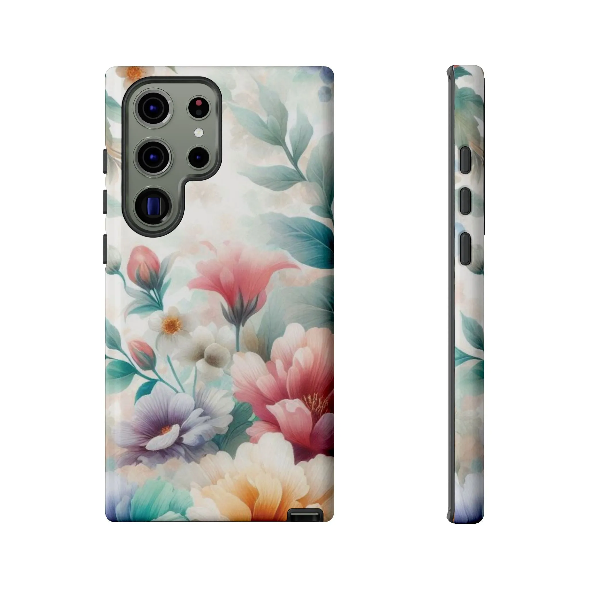 Flowers in pastel colors Tough Cases