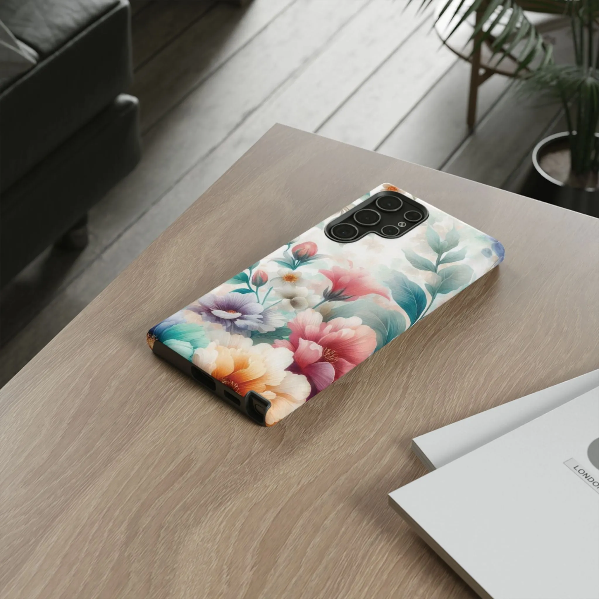 Flowers in pastel colors Tough Cases