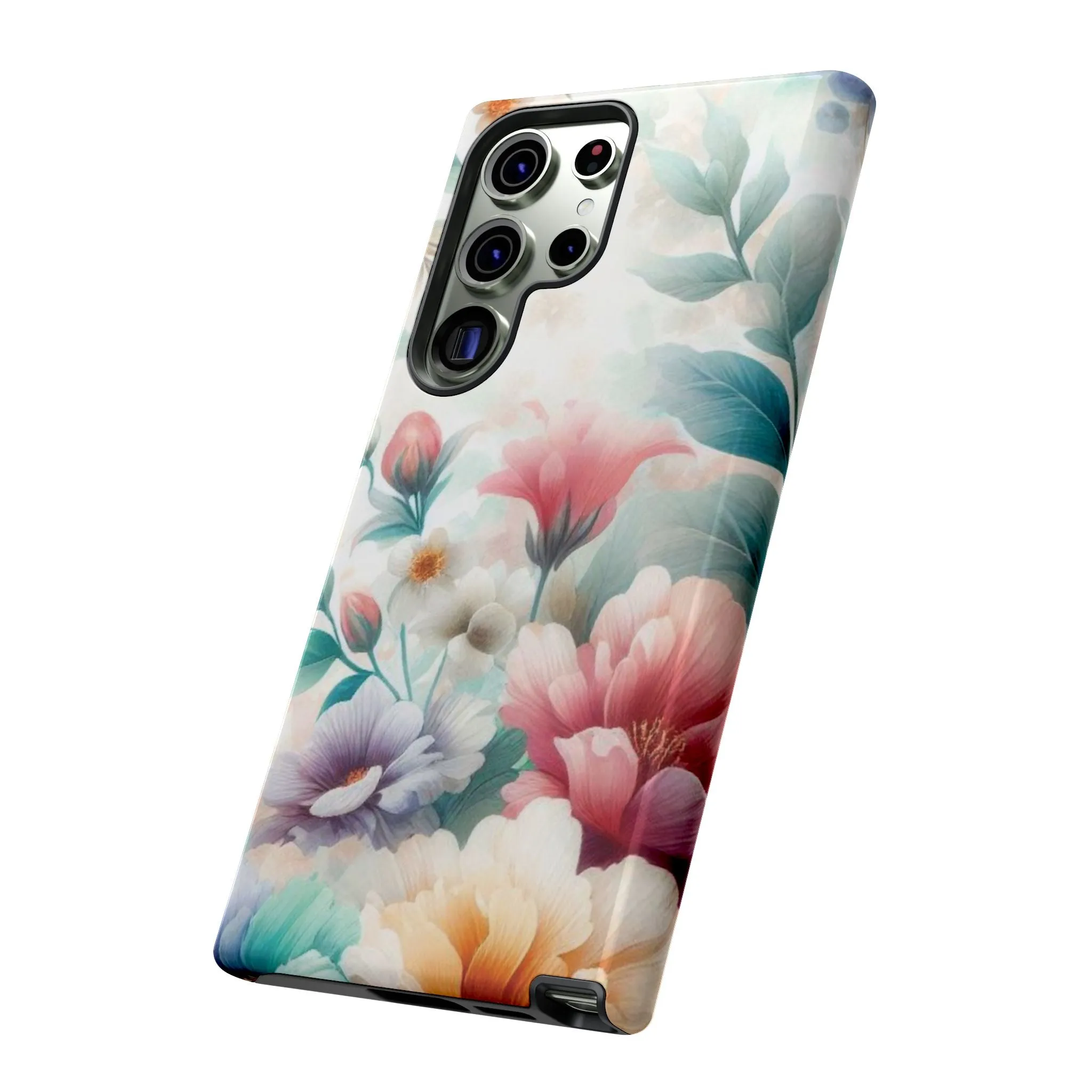Flowers in pastel colors Tough Cases