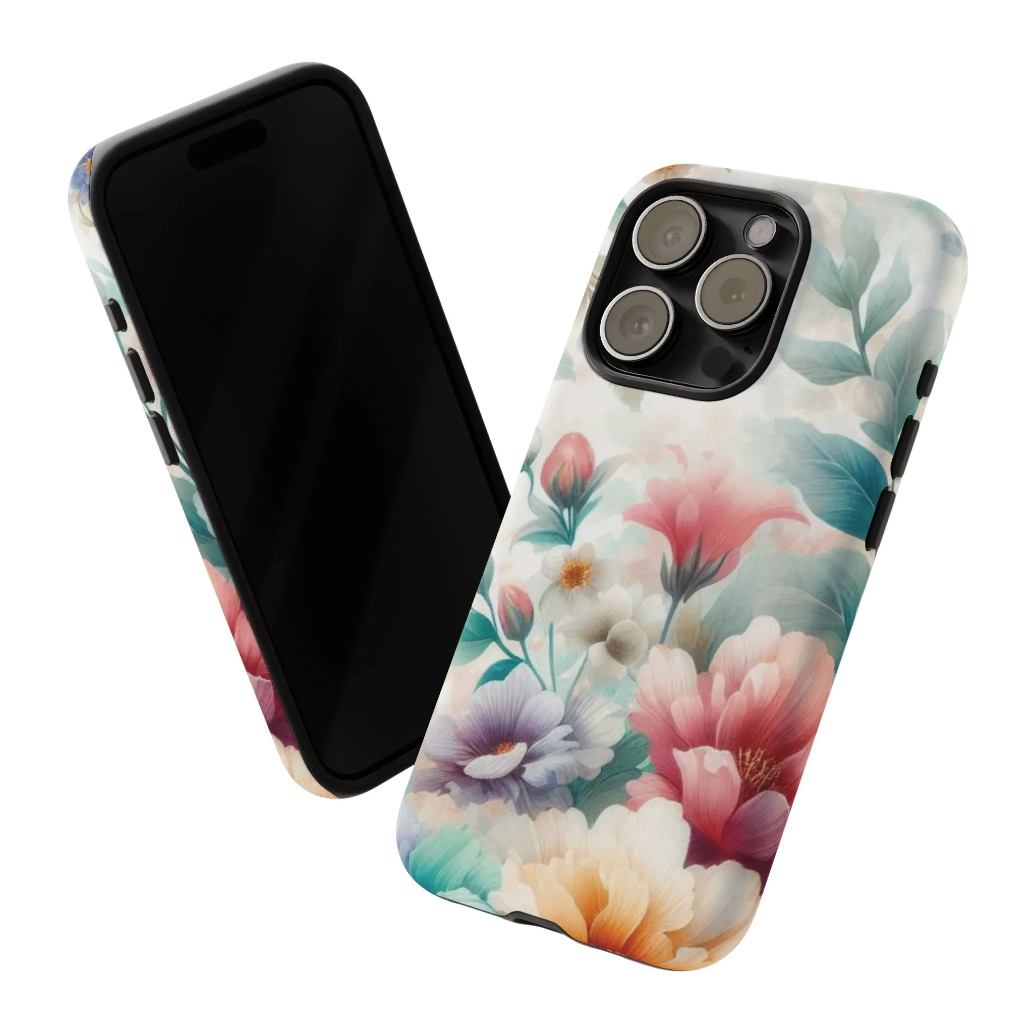 Flowers in pastel colors Tough Cases
