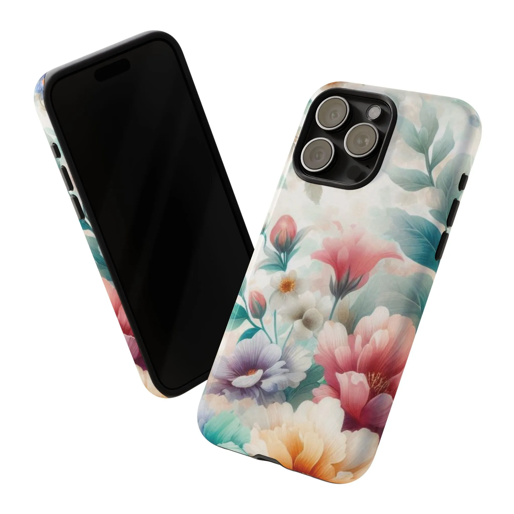 Flowers in pastel colors Tough Cases